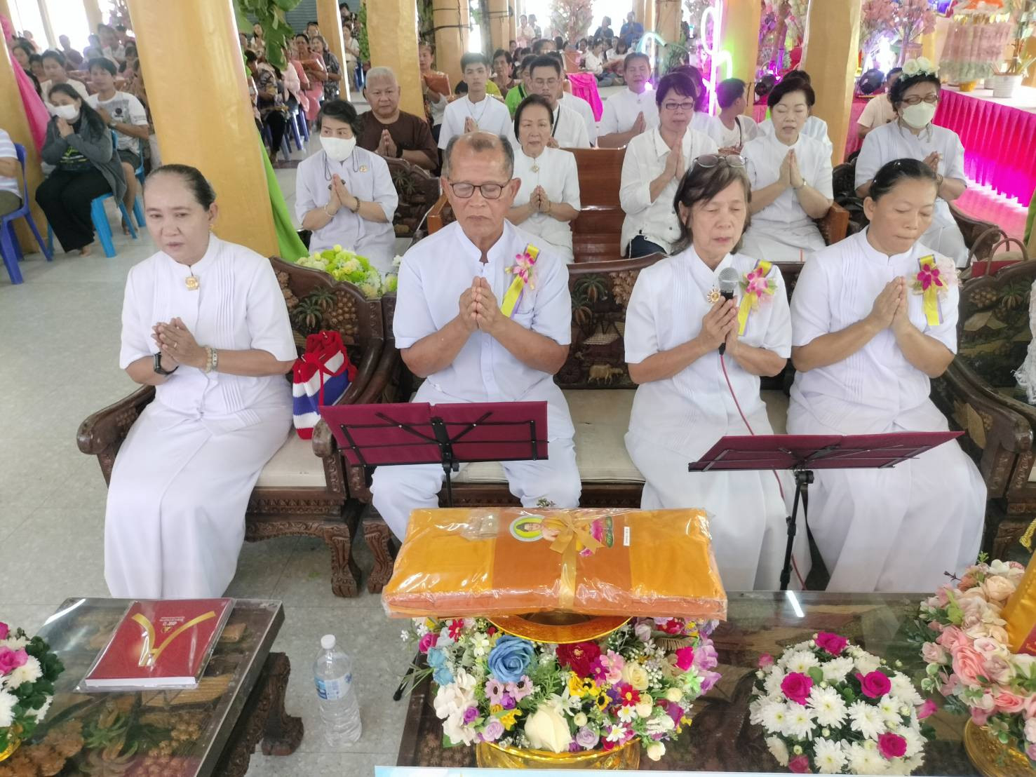 ภาพกล่าวคำถวายกฐินวัดจินดาราม