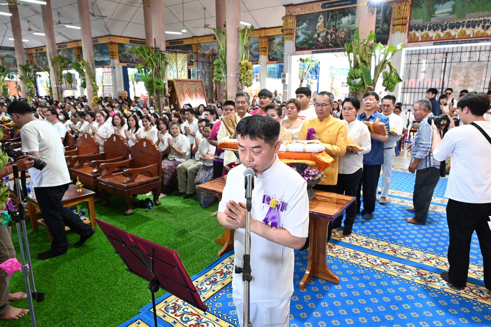 ภาพกล่าวคำถวายกฐินวัดบ้านยาง