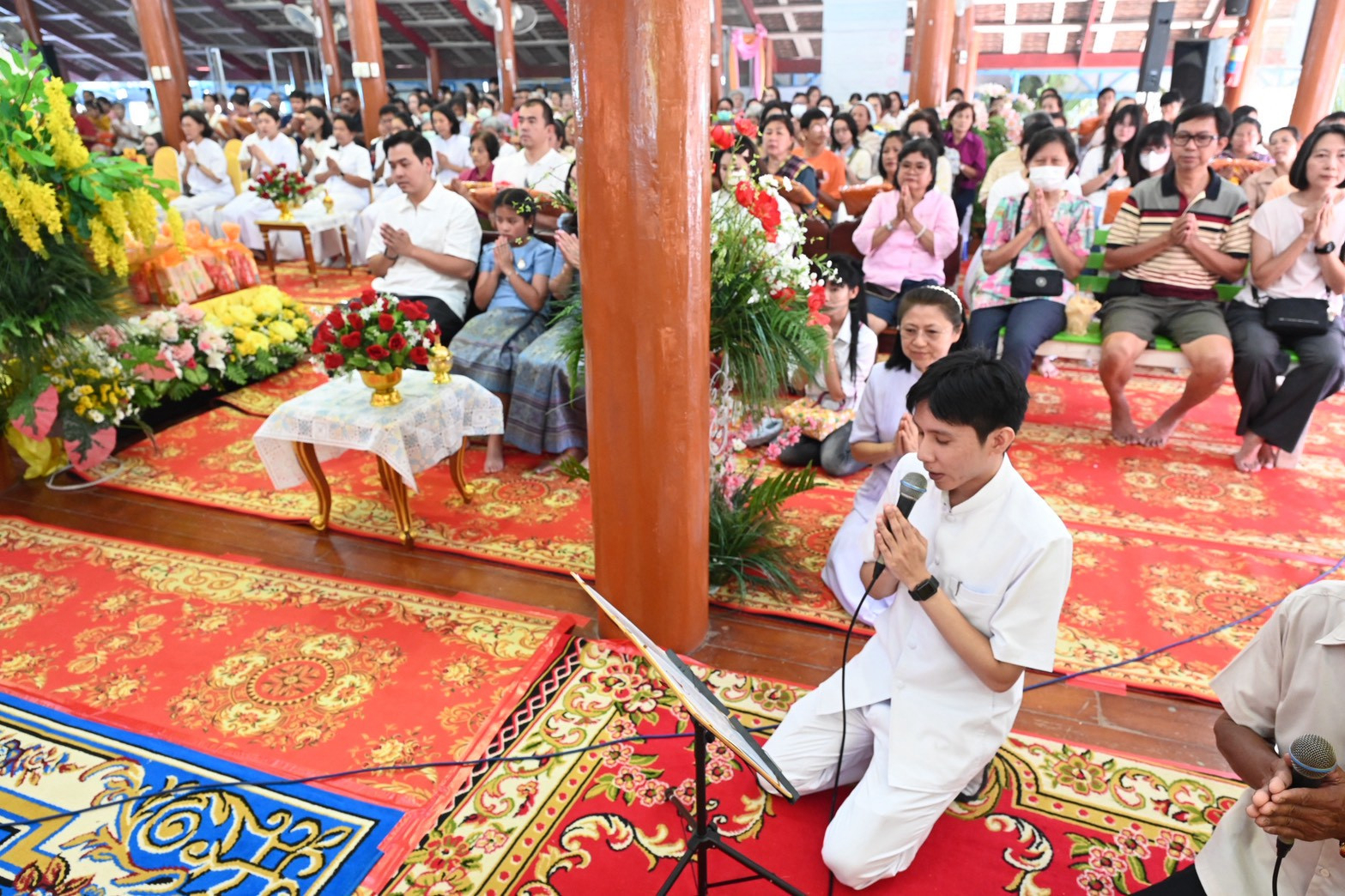 ภาพกล่าวคำถวายกฐินวัดสามกระบือเผือก