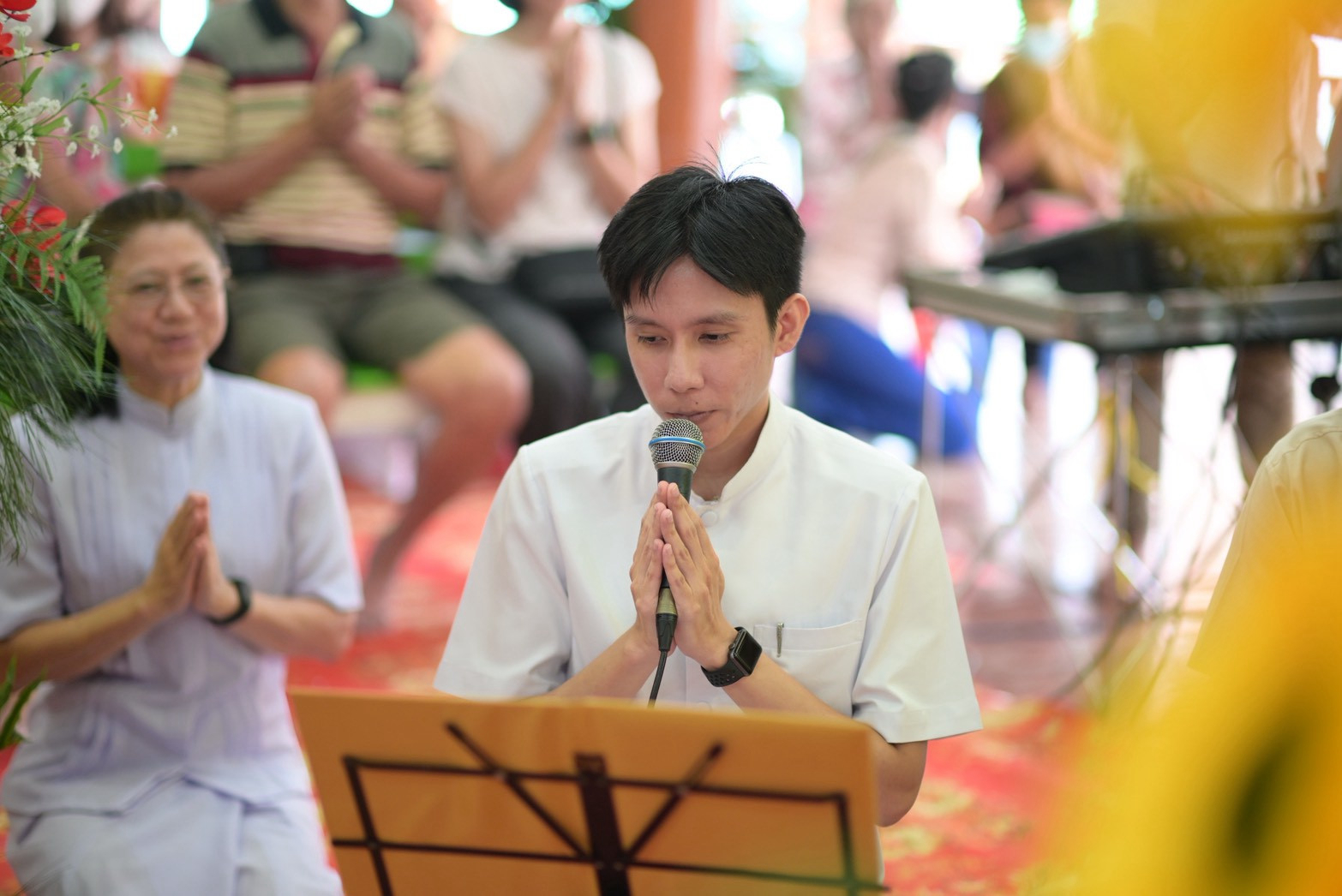 ภาพร่วมพิธีกรรมวัดสามกระบือเผือก