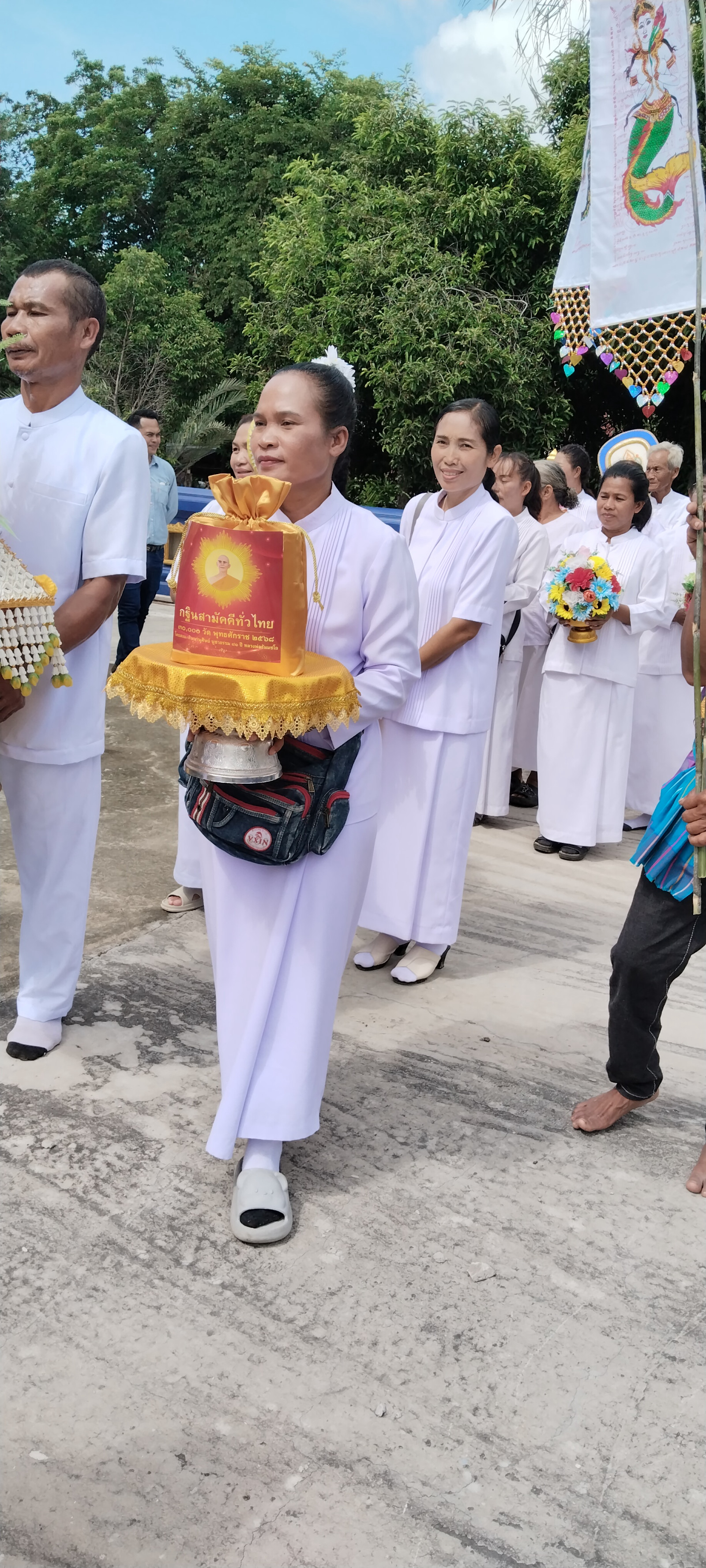 ภาพร่วมขบวนกฐินวัดวังข้าวใหม่
