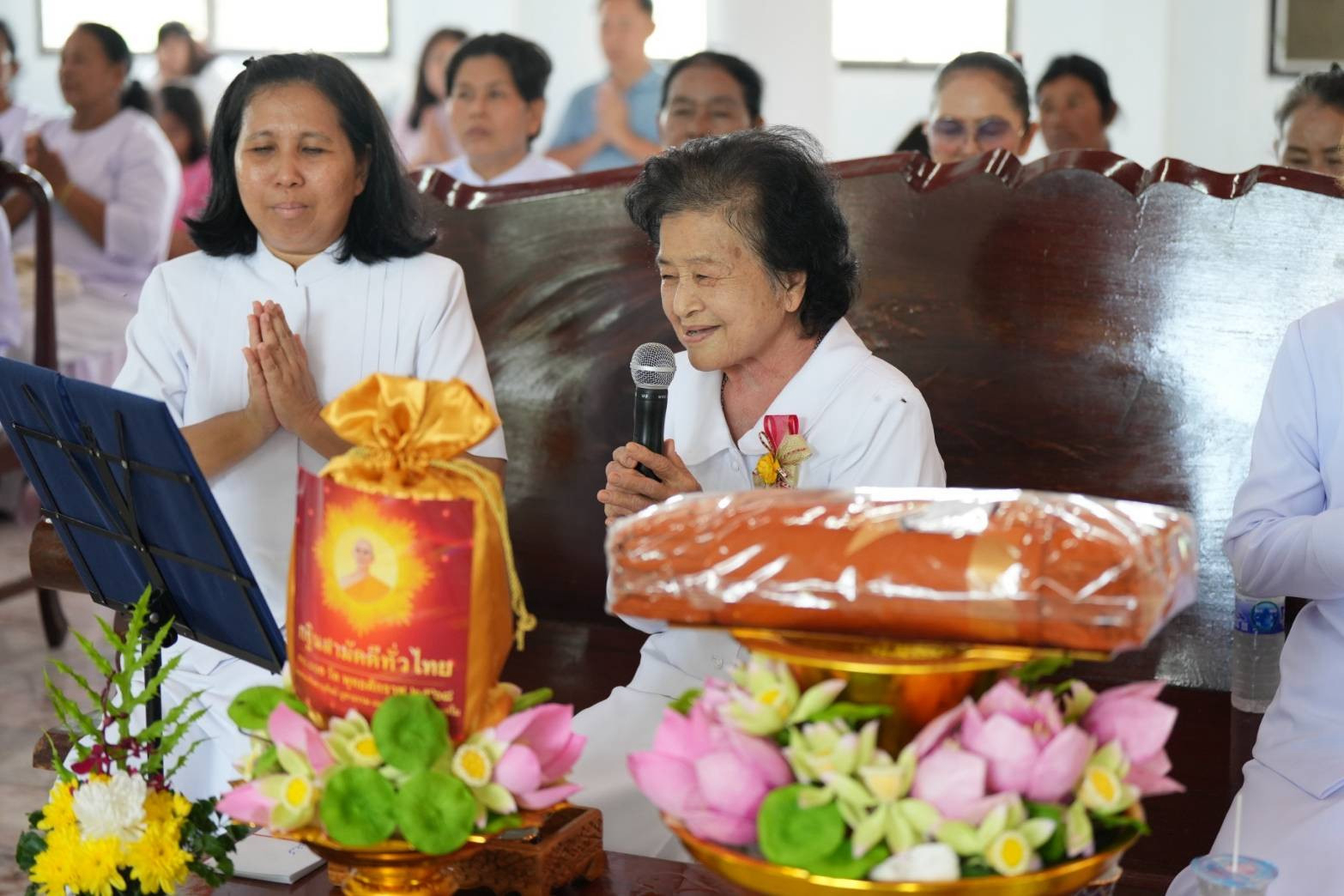 ภาพกล่าวคำถวายกฐินวัดสุดประเสริฐ