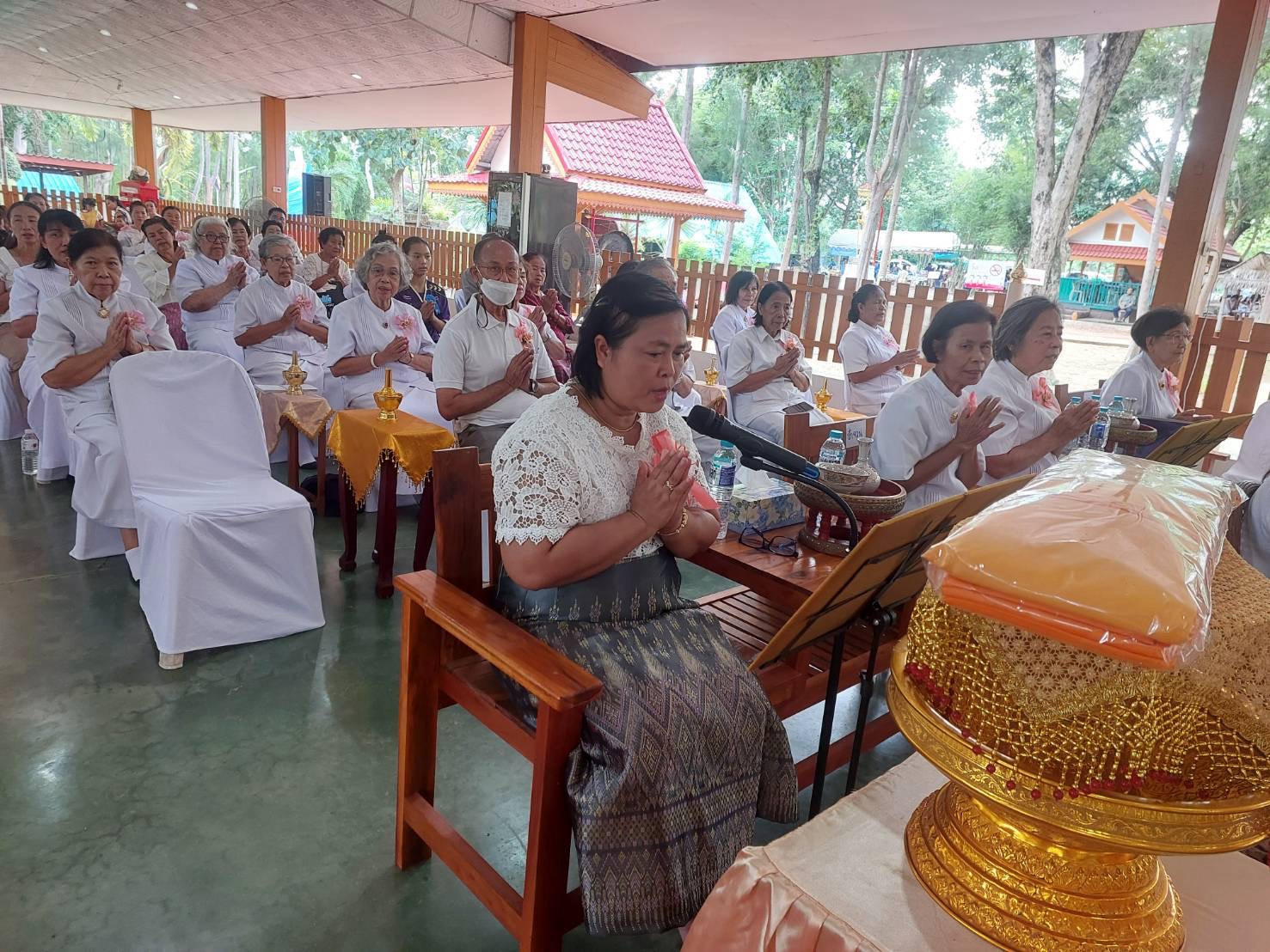 ภาพกล่าวคำถวายกฐินธุดงคสถานด่านมะขามเตี้ย