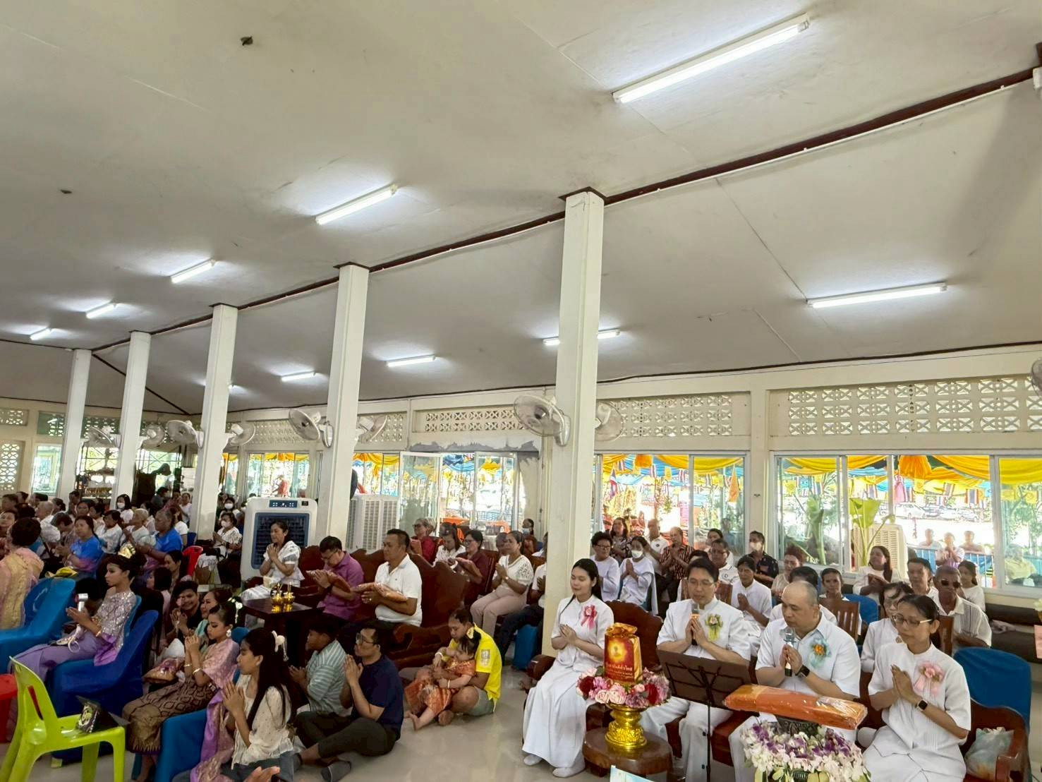 ภาพร่วมพิธีกรรมวัดหนองตะโก