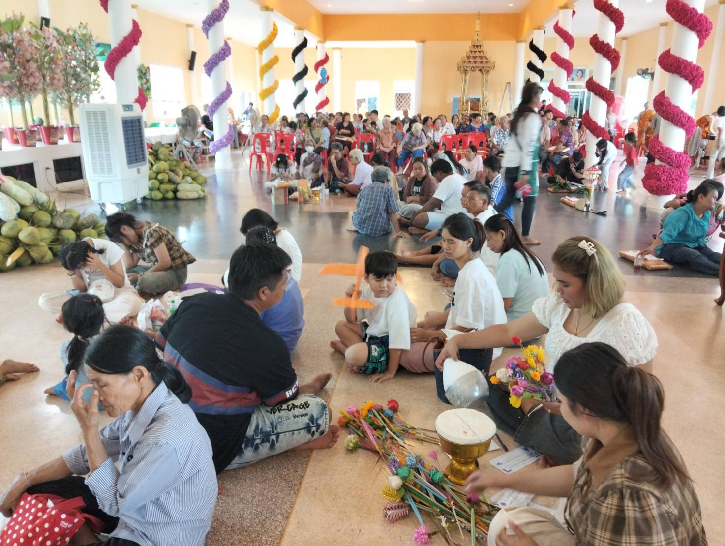 ภาพร่วมพิธีกรรมวัดขันติเมตตา