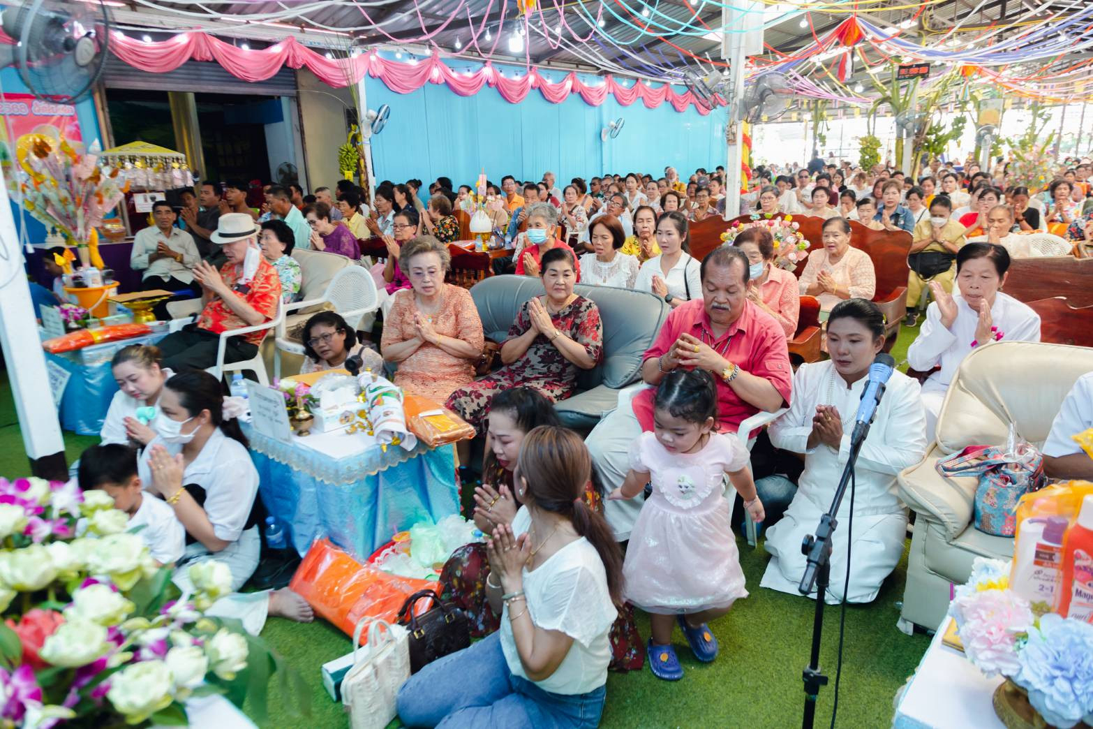 ภาพกล่าวคำถวายกฐินวัดโป่งโก