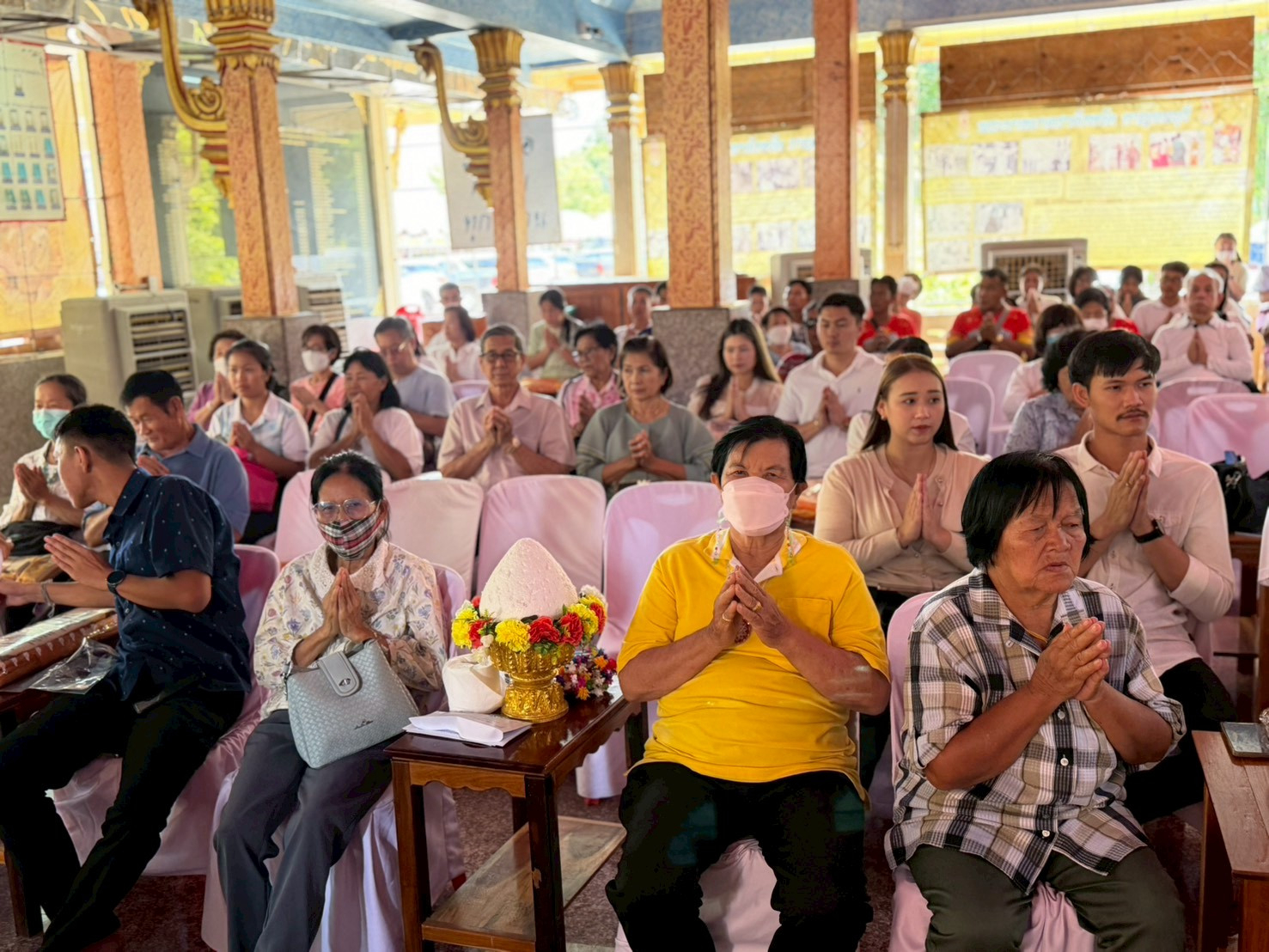 ภาพร่วมพิธีกรรมวัดวังขนายทายิการาม