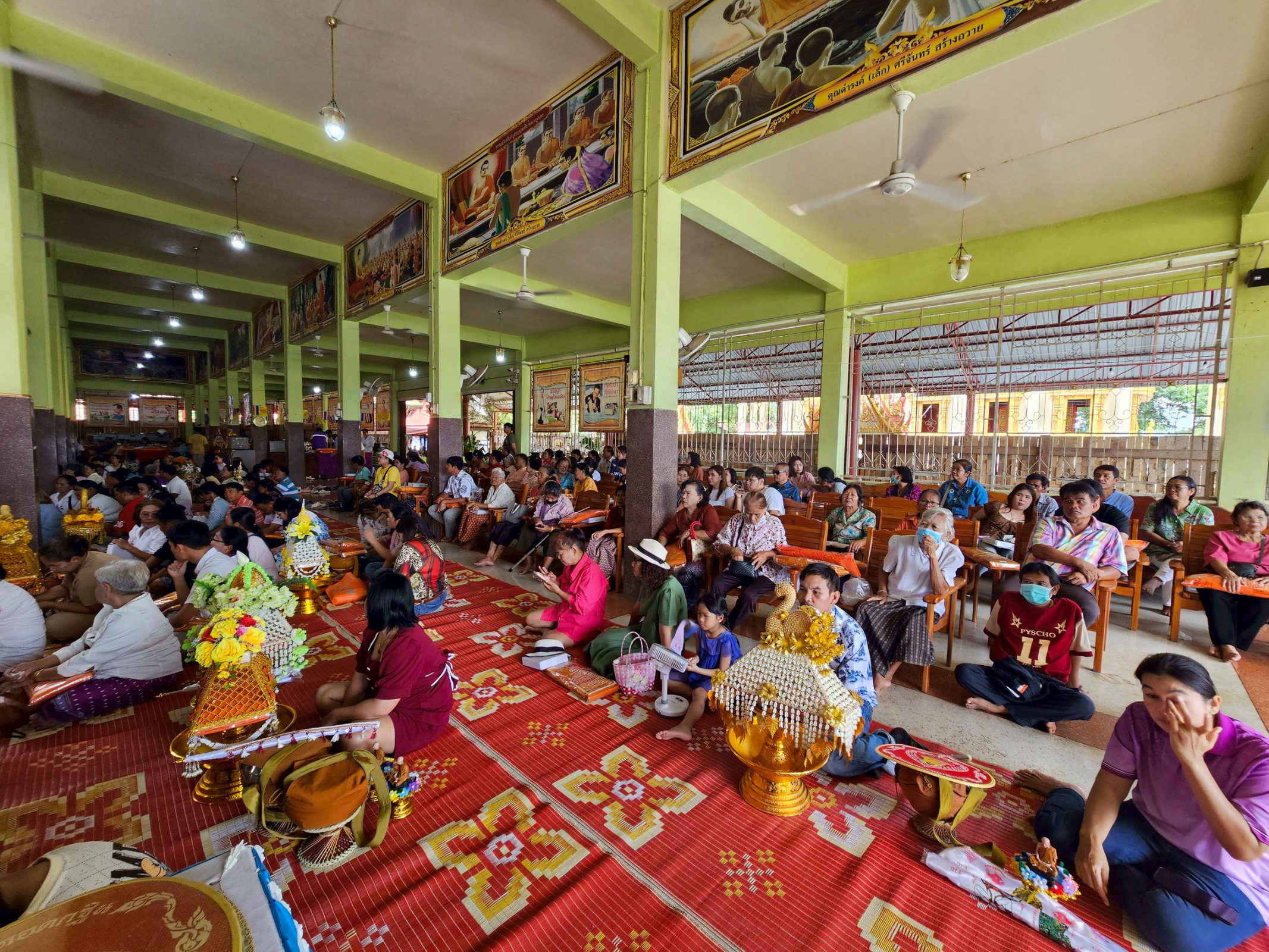 ภาพร่วมพิธีกรรมวัดหนองพังตรุ