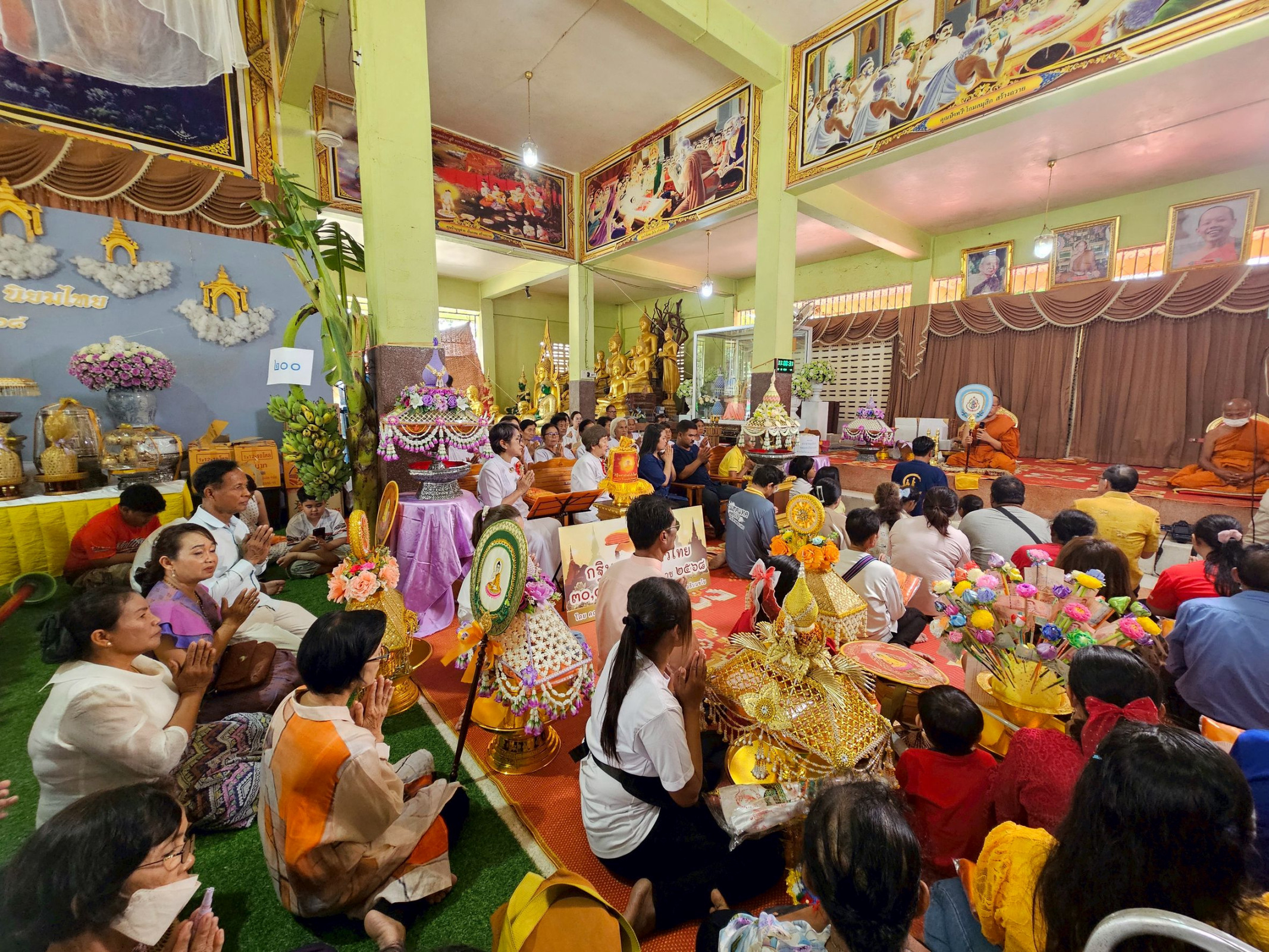 ภาพร่วมพิธีกรรมวัดหนองพังตรุ