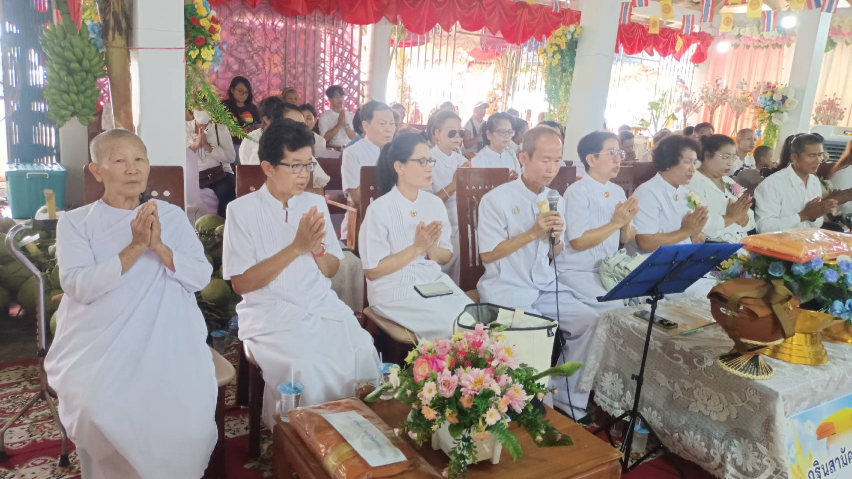 ภาพกล่าวคำถวายกฐินวัดหนองตะครอง