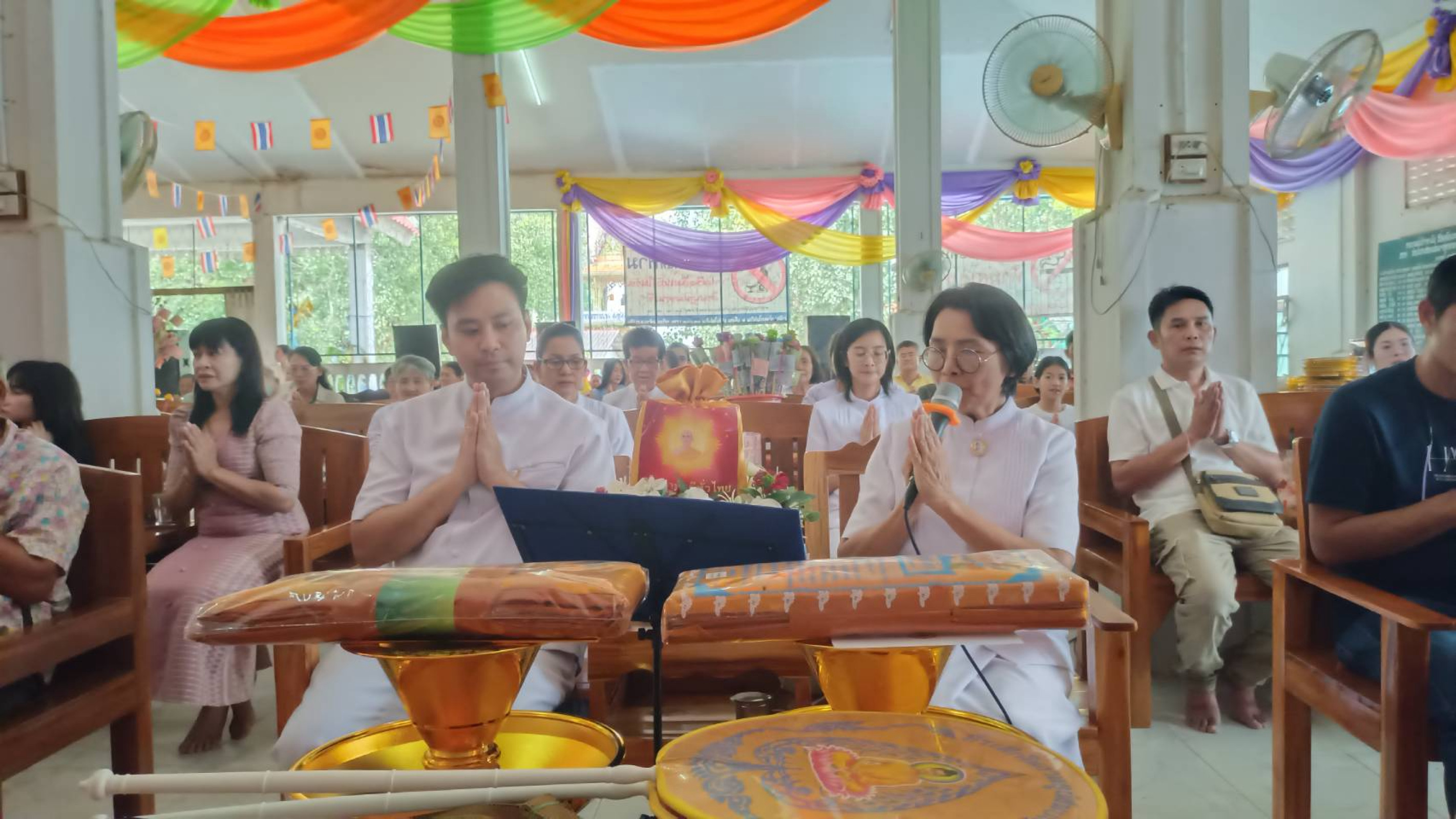 ภาพกล่าวคำถวายกฐินวัดหนองสองห้องผาสุการาม