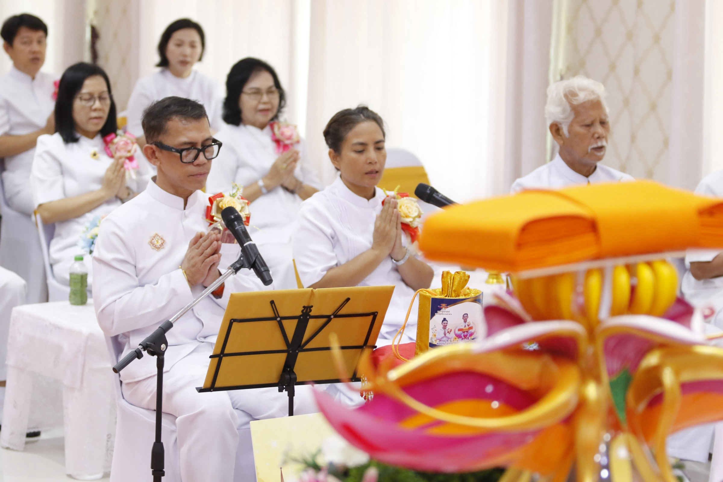 ภาพกล่าวคำถวายกฐินศูนย์ปฏิบัติธรรมท่าม่วง