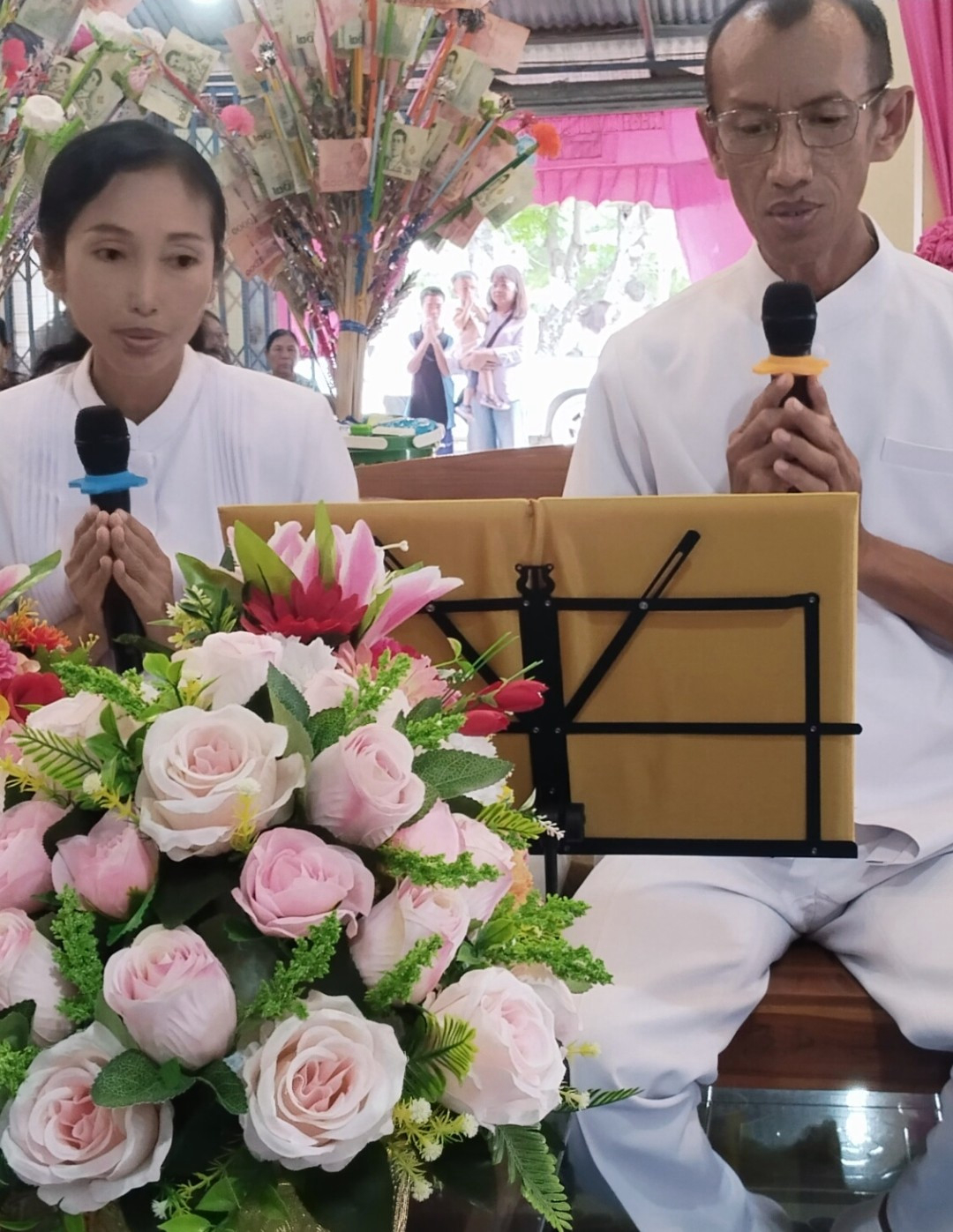 ภาพกล่าวคำถวายกฐินวัดสระกระเบื้อง