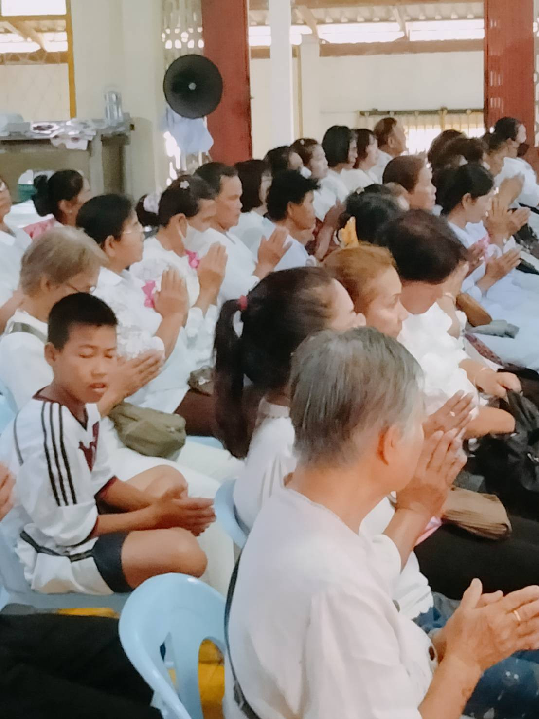 ภาพร่วมพิธีกรรมวัดห้วยเจริญ