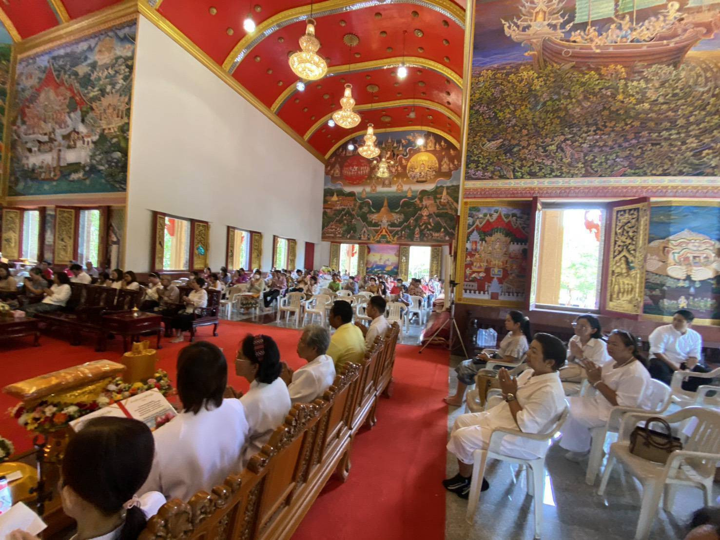 ภาพร่วมพิธีกรรมวัดสิทธิสังฆาราม