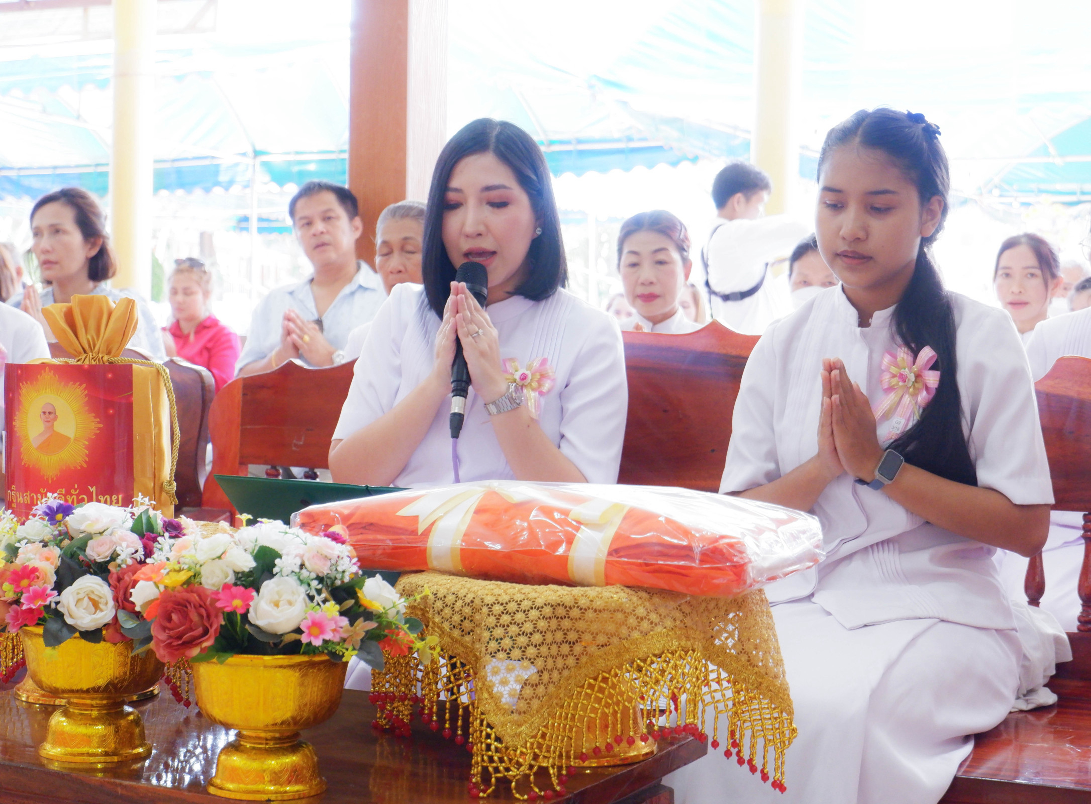 ภาพกล่าวคำถวายกฐินวัดเขาราษฎร์บำรุง