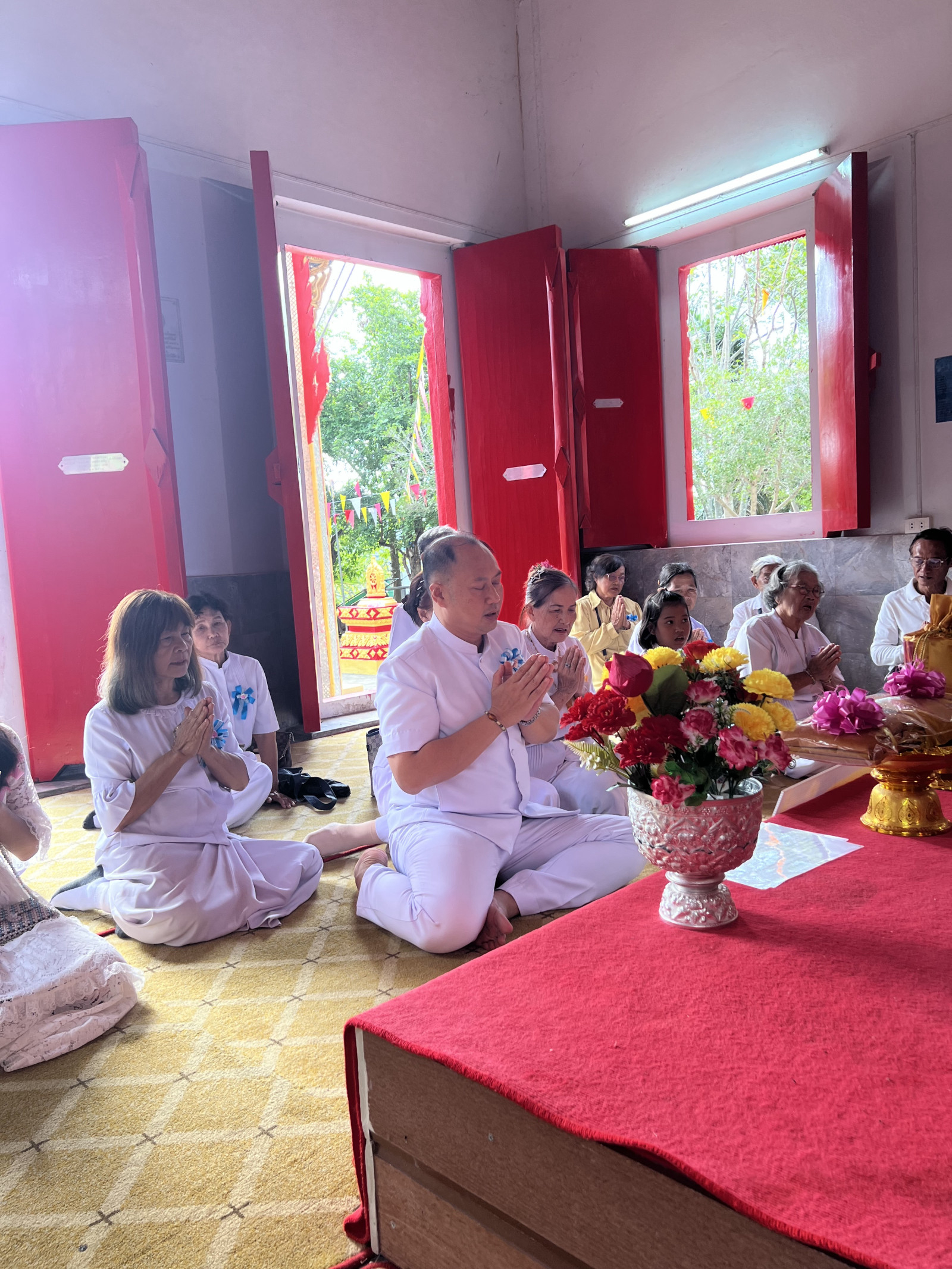 ภาพร่วมพิธีกรรมวัดตาลเจ็ดยอด