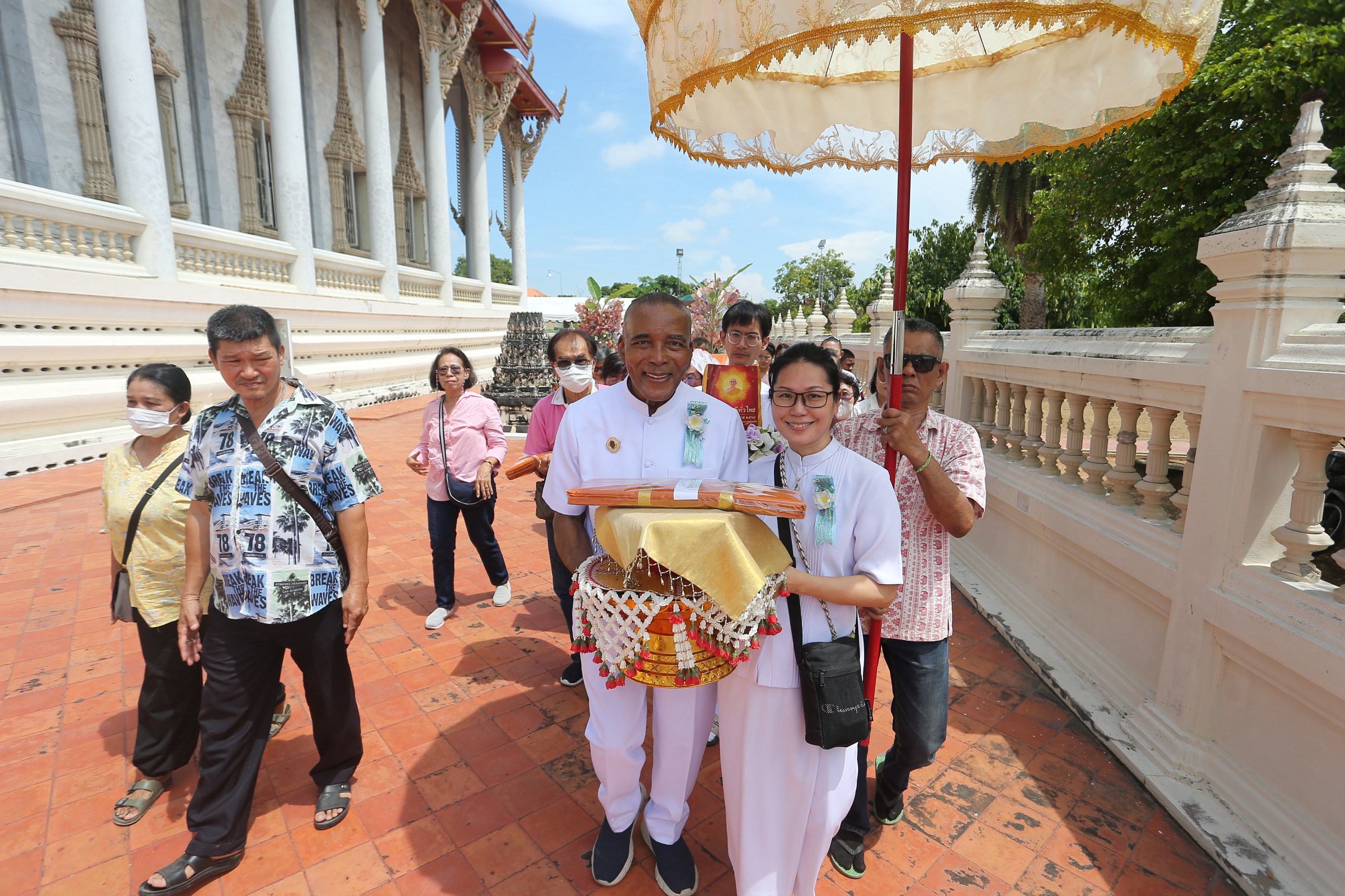 ภาพร่วมขบวนกฐินวัดสนามพราหมณ์