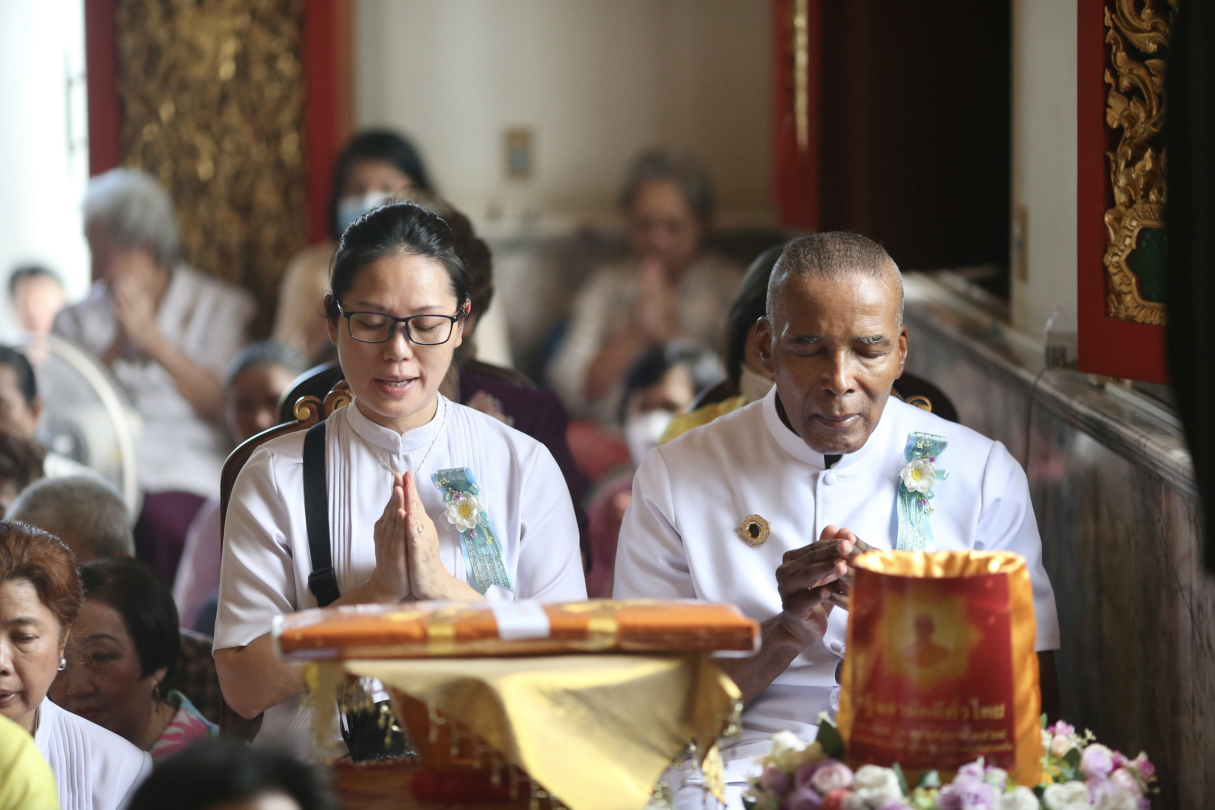 ภาพร่วมพิธีกรรมวัดสนามพราหมณ์