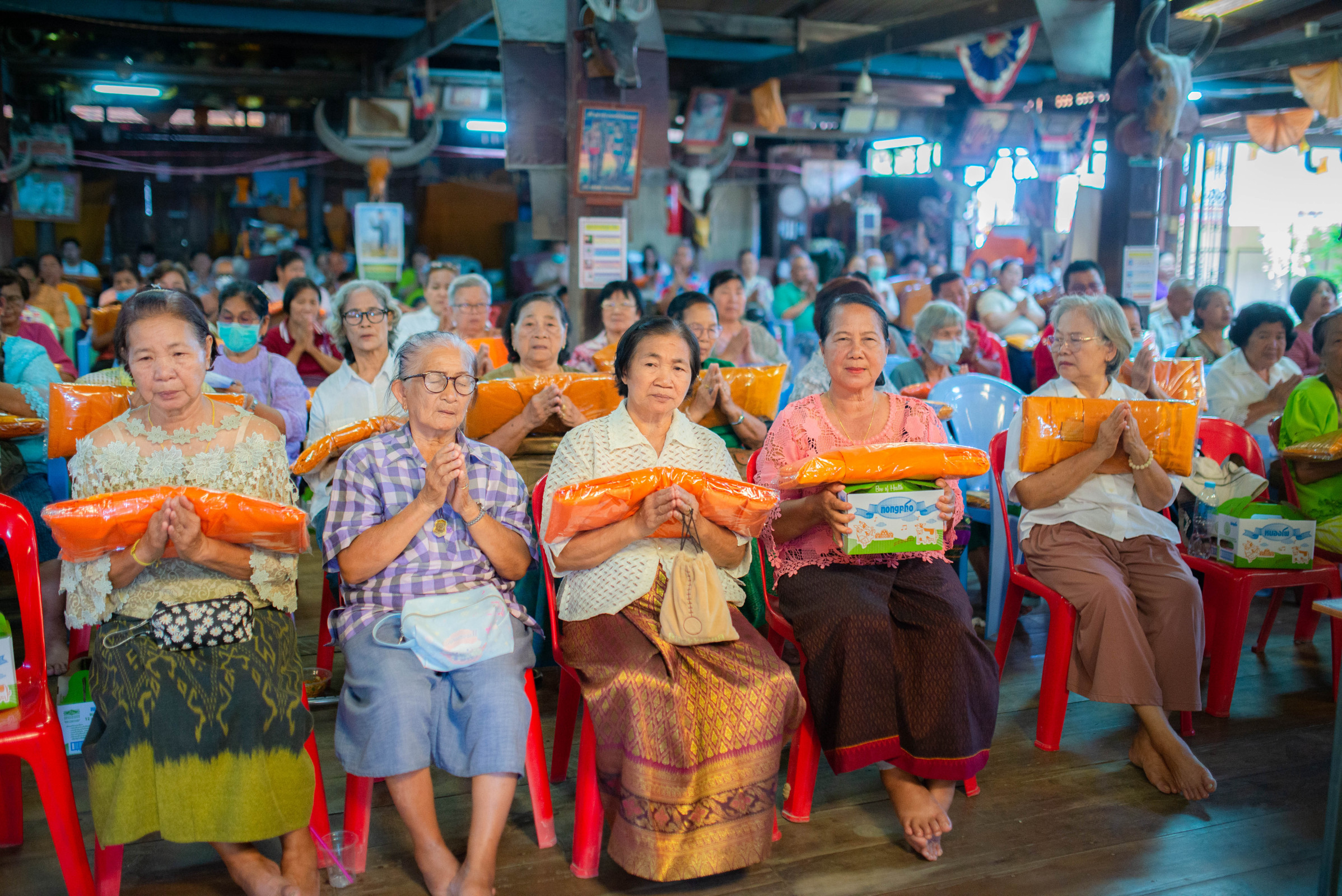 ภาพร่วมพิธีกรรมวัดโคกบำรุงราษฎร์