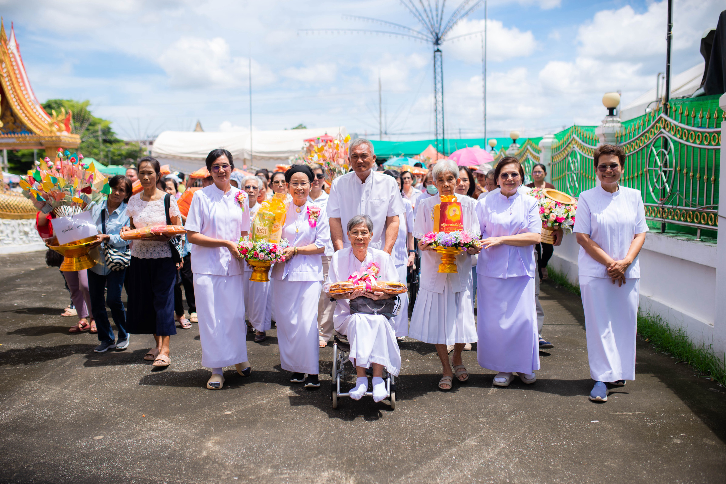 ภาพร่วมพิธีกรรมวัดโคกบำรุงราษฎร์