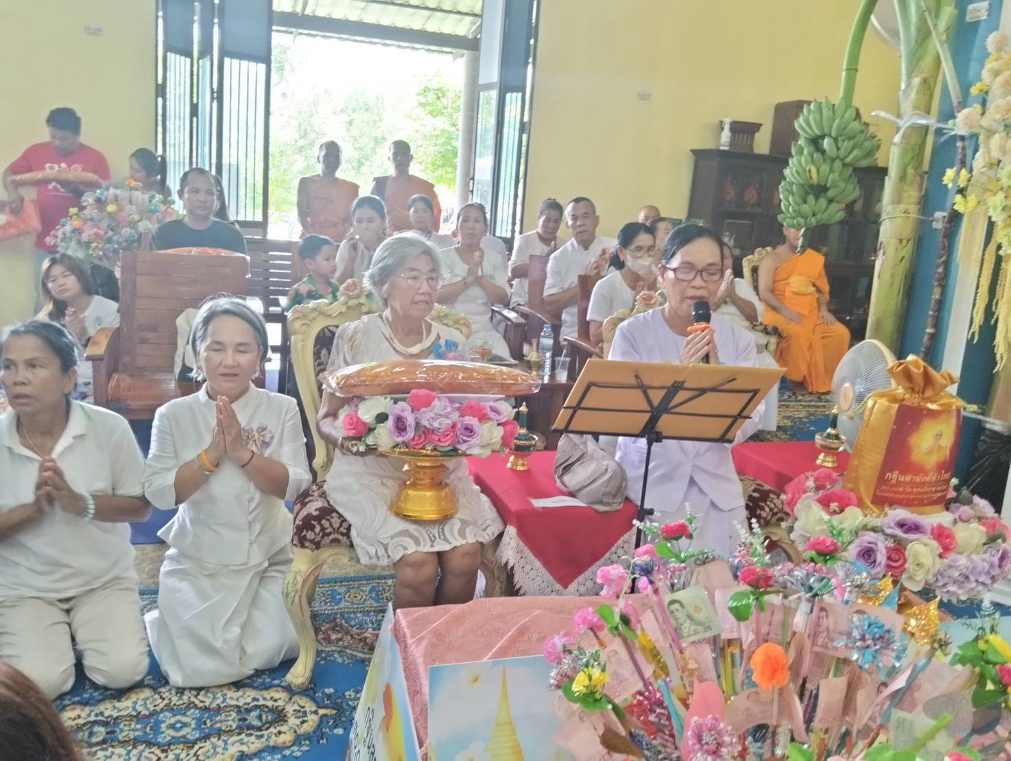 ภาพกล่าวคำถวายกฐินวัดพุตะเคียน