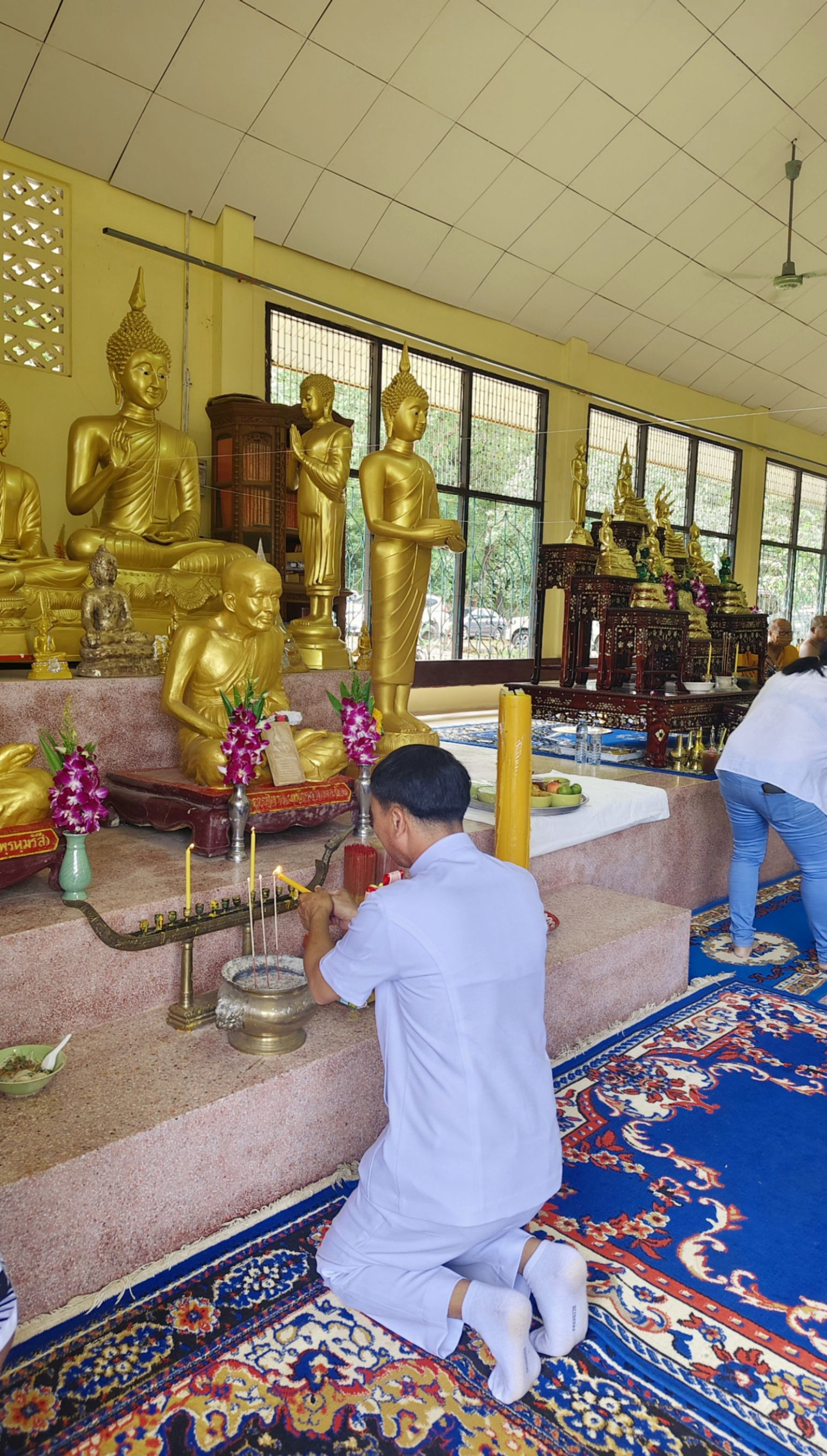 ภาพร่วมพิธีกรรมวัดไทรโยคมณีกาญจน์ วังโพธิ์