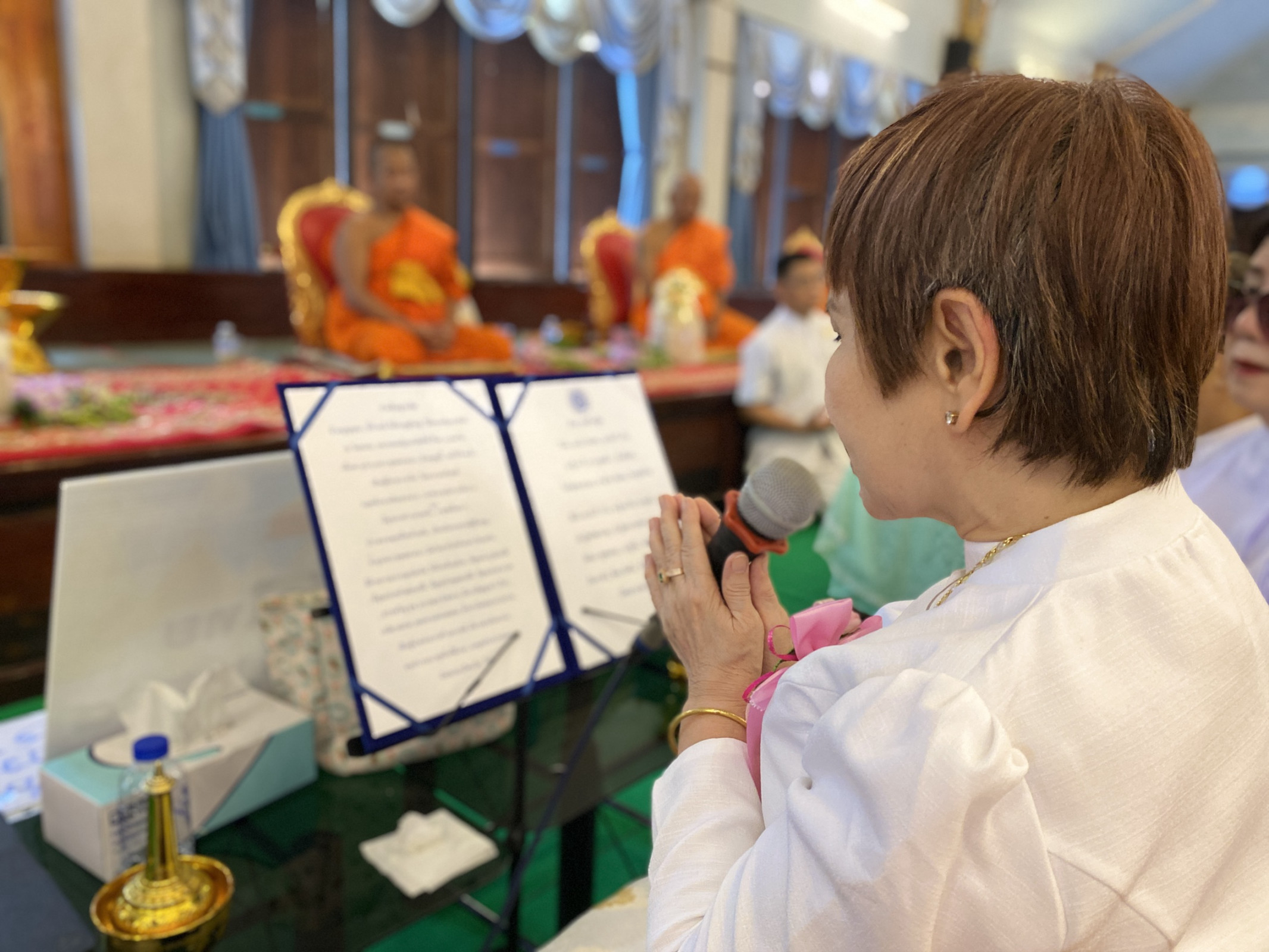 ภาพร่วมพิธีกรรมวัดสมถะ