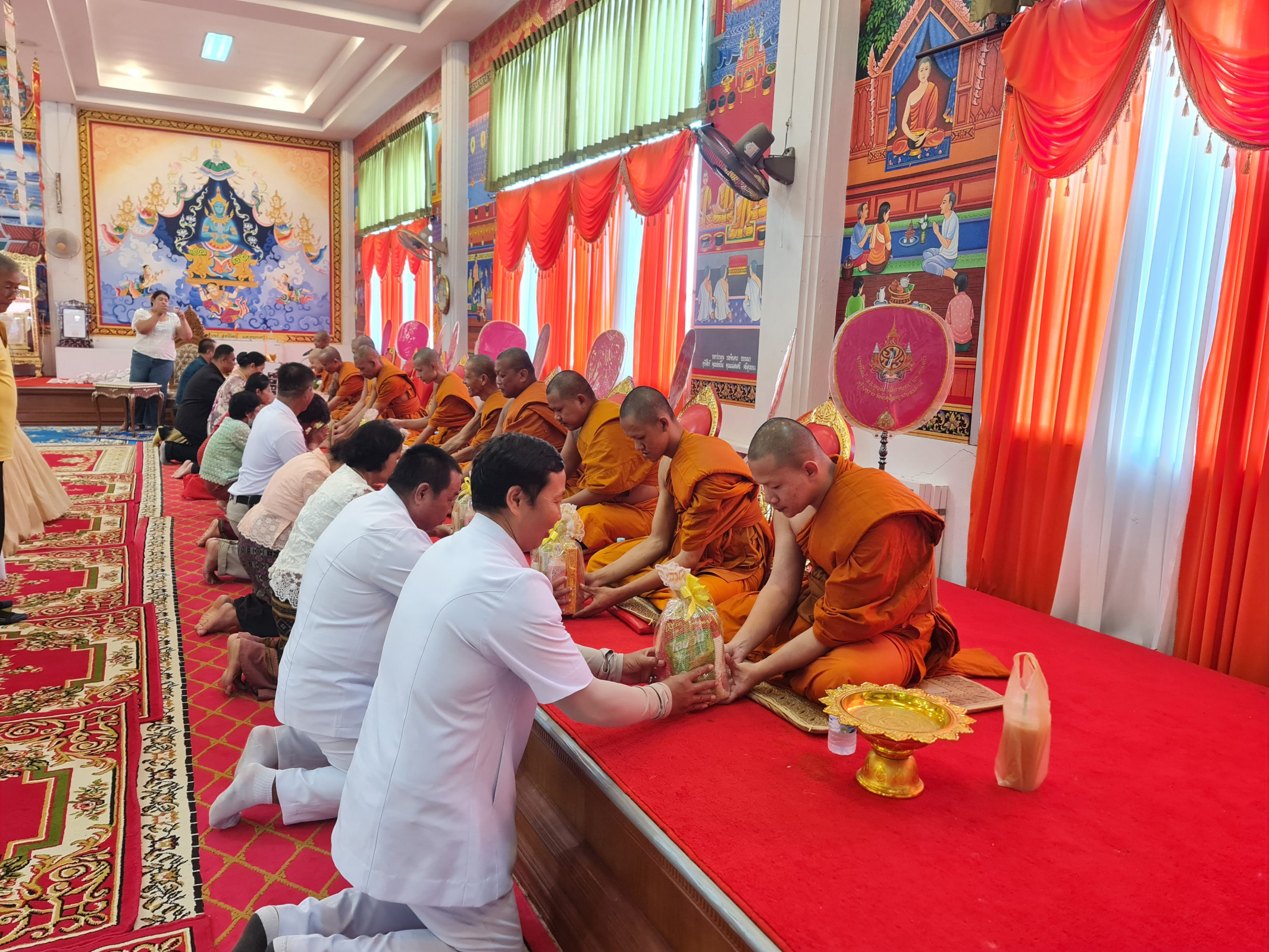 ภาพร่วมพิธีกรรมวัดเกตุปัญญาประชาสรรค์