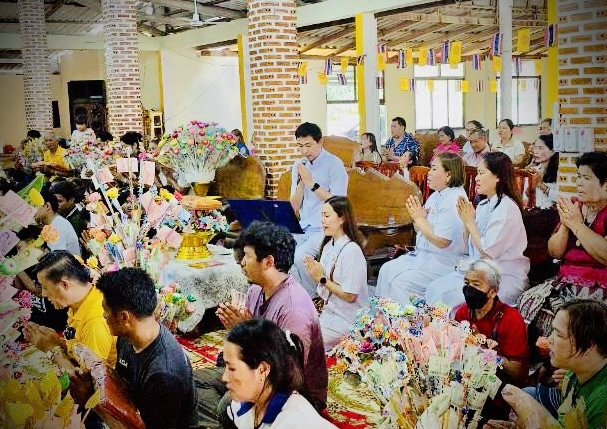ภาพกล่าวคำถวายกฐินวัดเขาแดน