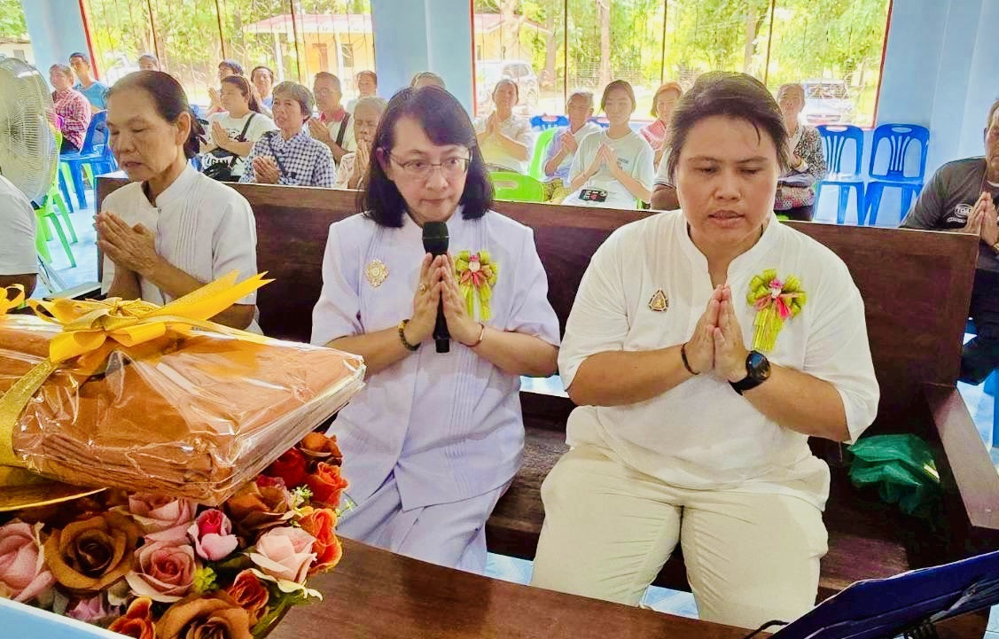 ภาพกล่าวคำถวายกฐินสำนักสงฆ์ท่าอีปะ