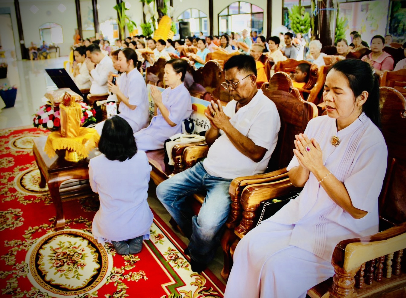 ภาพร่วมพิธีกรรมวัดรางเฆ่