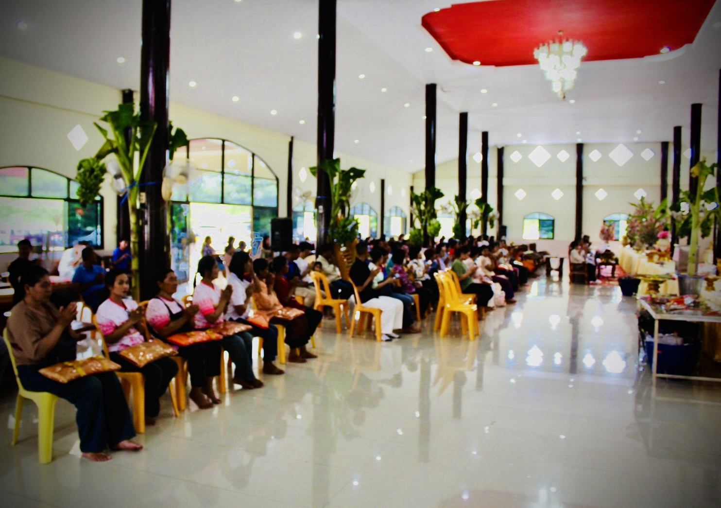 ภาพร่วมพิธีกรรมวัดรางเฆ่