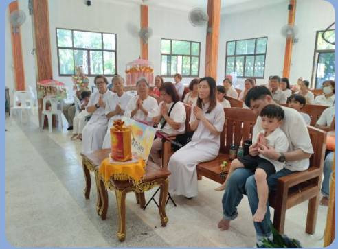 ภาพร่วมพิธีกรรมวัดหนองนางแพรว