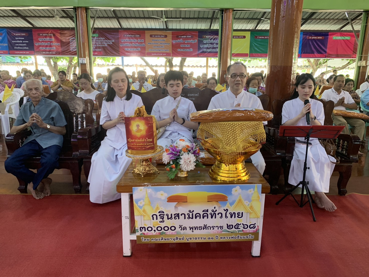 ภาพกล่าวคำถวายกฐินวัดเนกขัมมาราม
