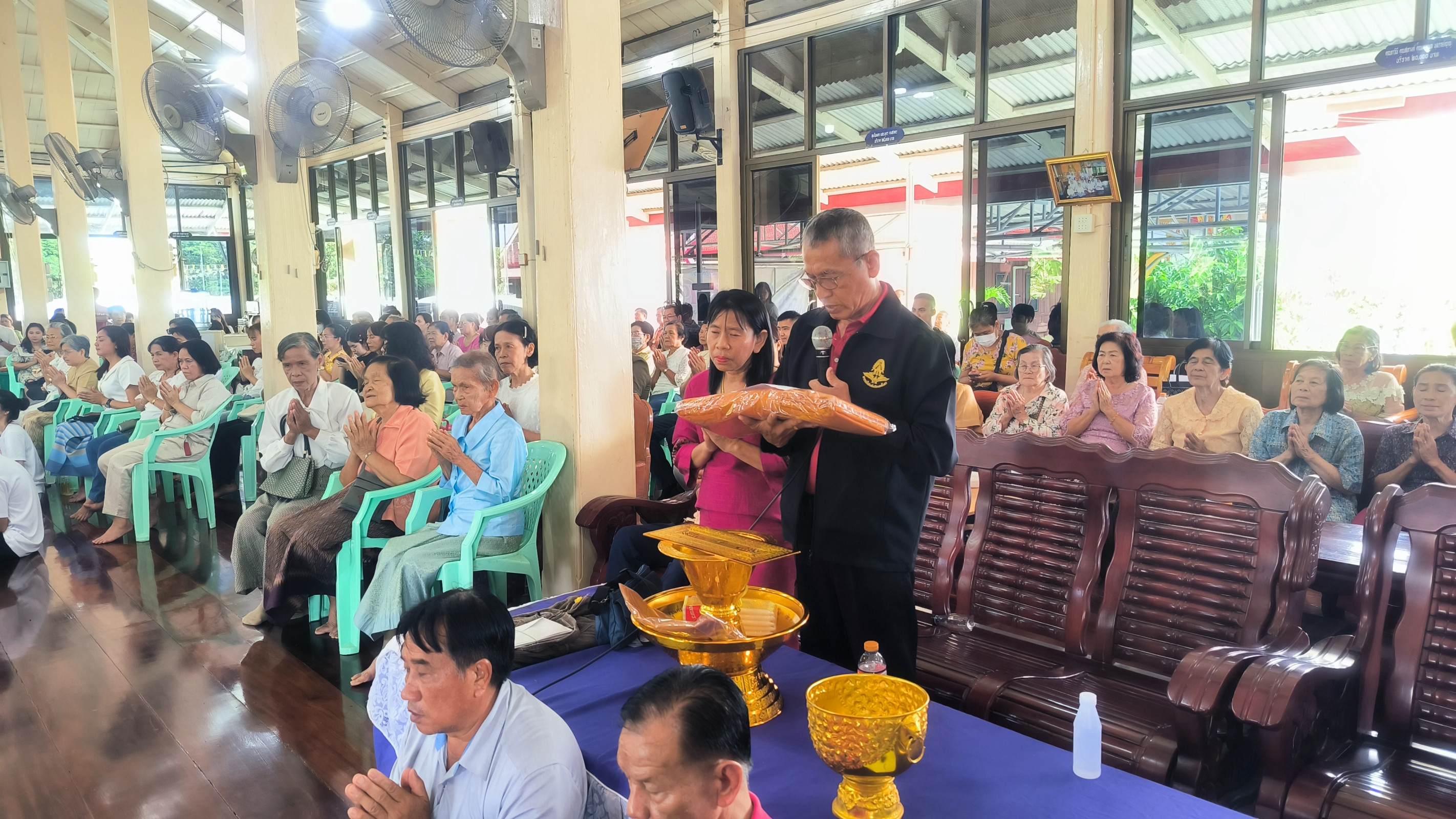 ภาพร่วมพิธีกรรมวัดสีดาราม