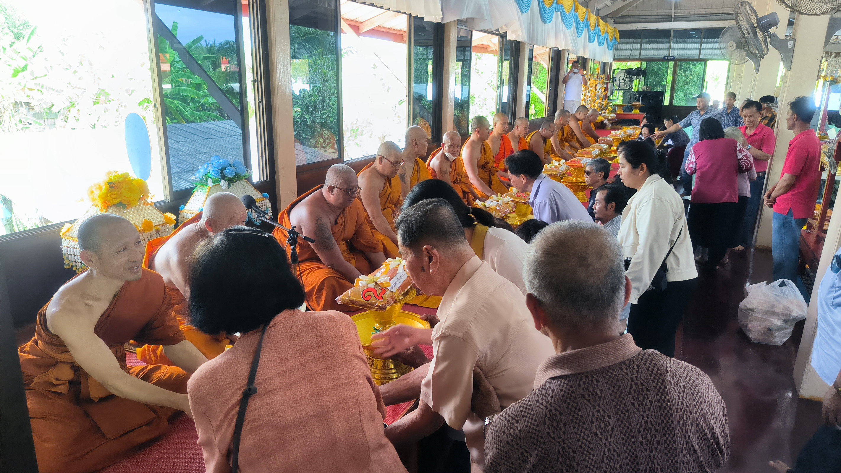 ภาพร่วมพิธีกรรมวัดสีดาราม