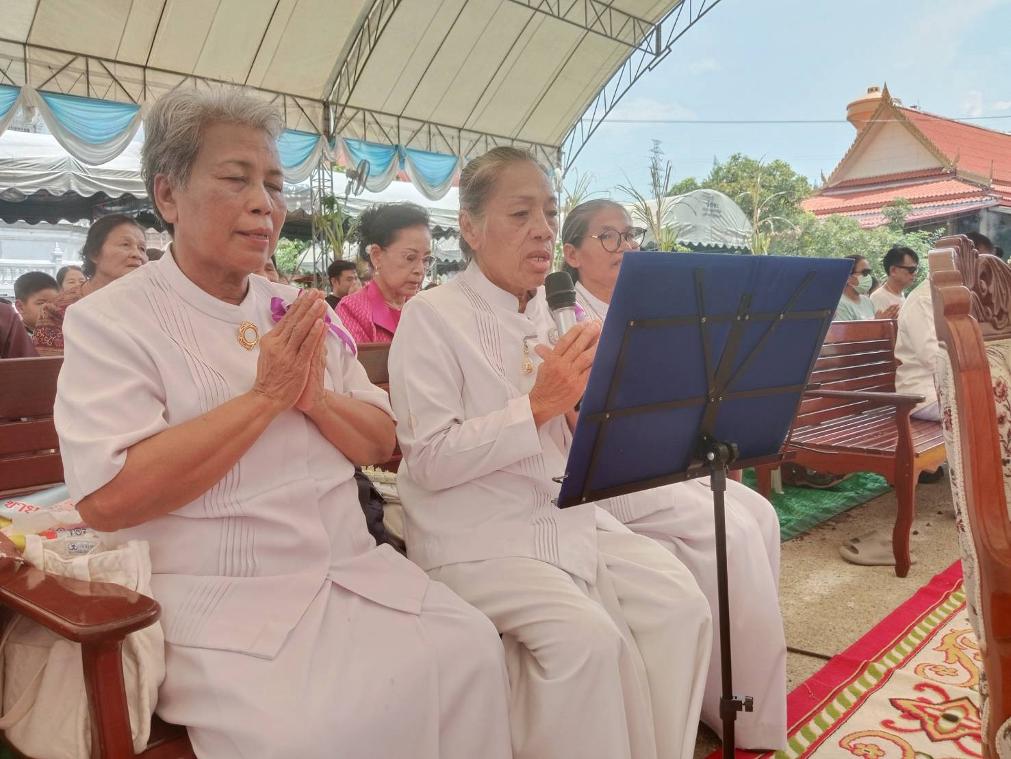 ภาพกล่าวคำถวายกฐินวัดจันทาราม