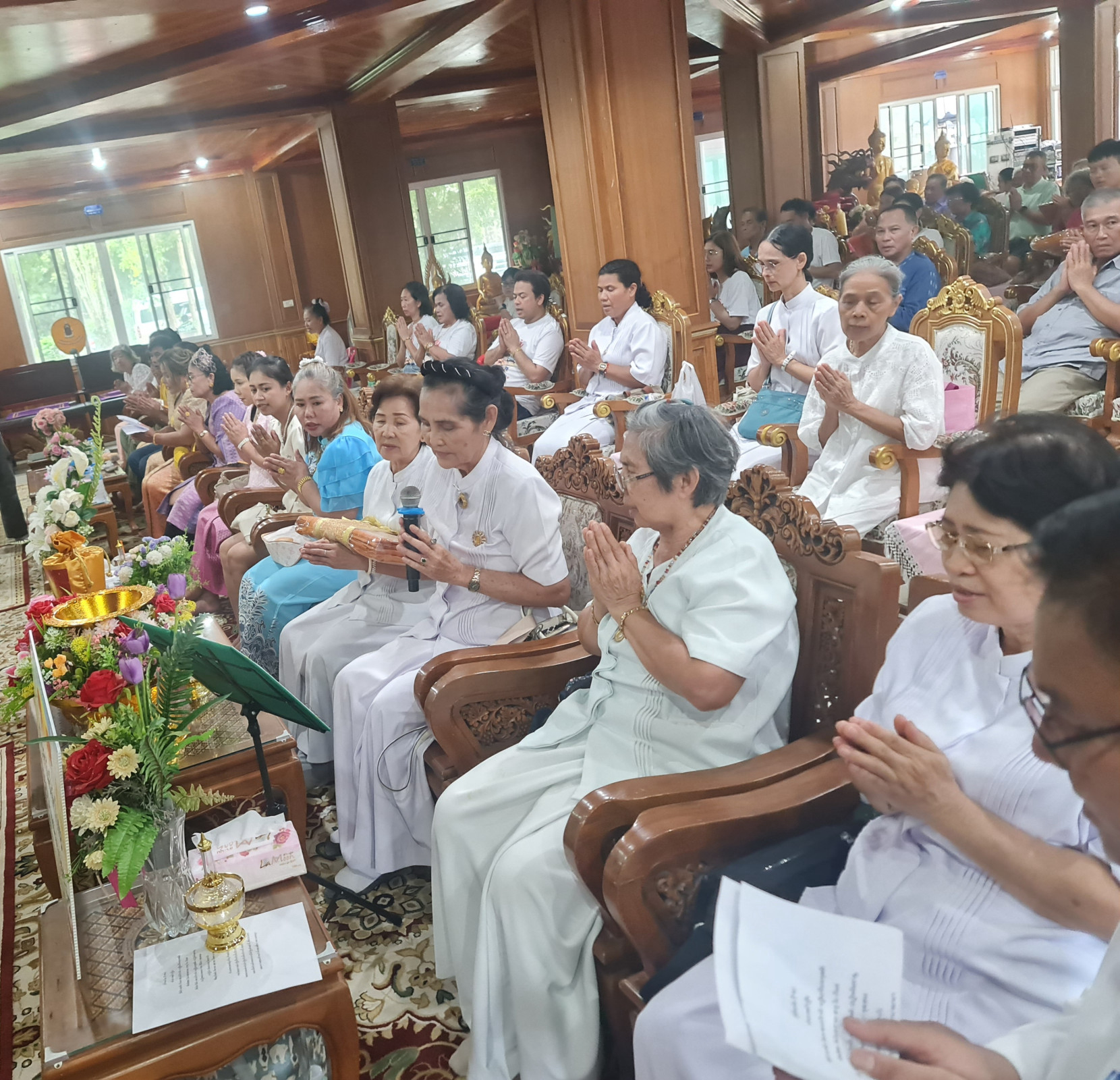 ภาพกล่าวคำถวายกฐินวัดเขากูบอินทาราม