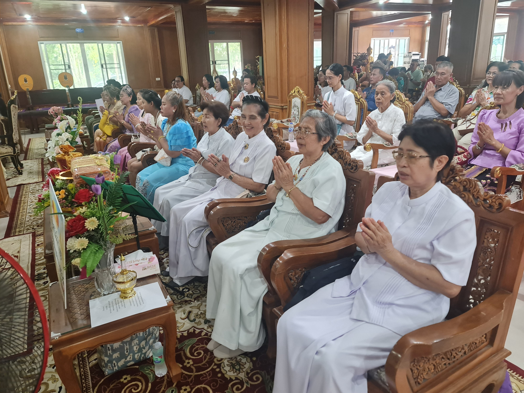 ภาพร่วมพิธีกรรมวัดเขากูบอินทาราม