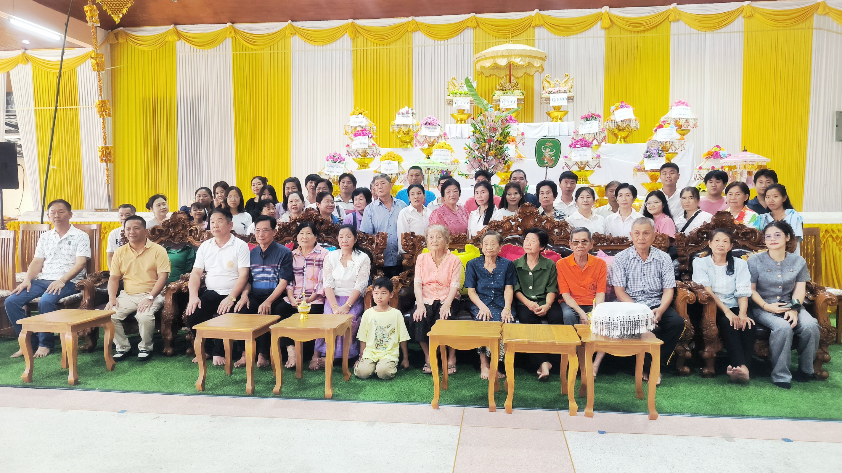 ภาพร่วมพิธีกรรมวัดอุบลวรรณาราม