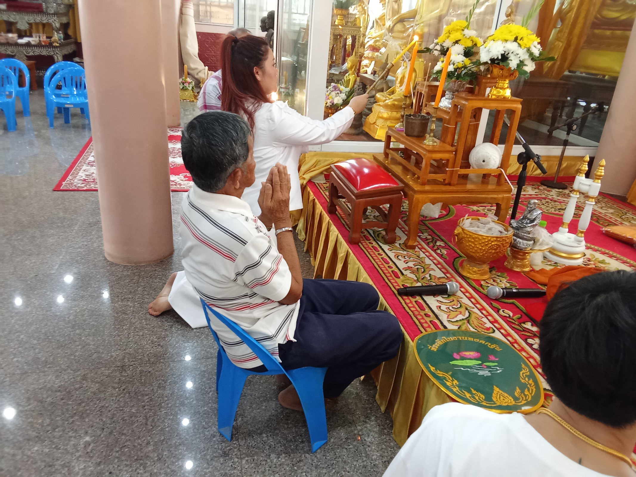 ภาพร่วมพิธีกรรมวัดห้วยไผ่