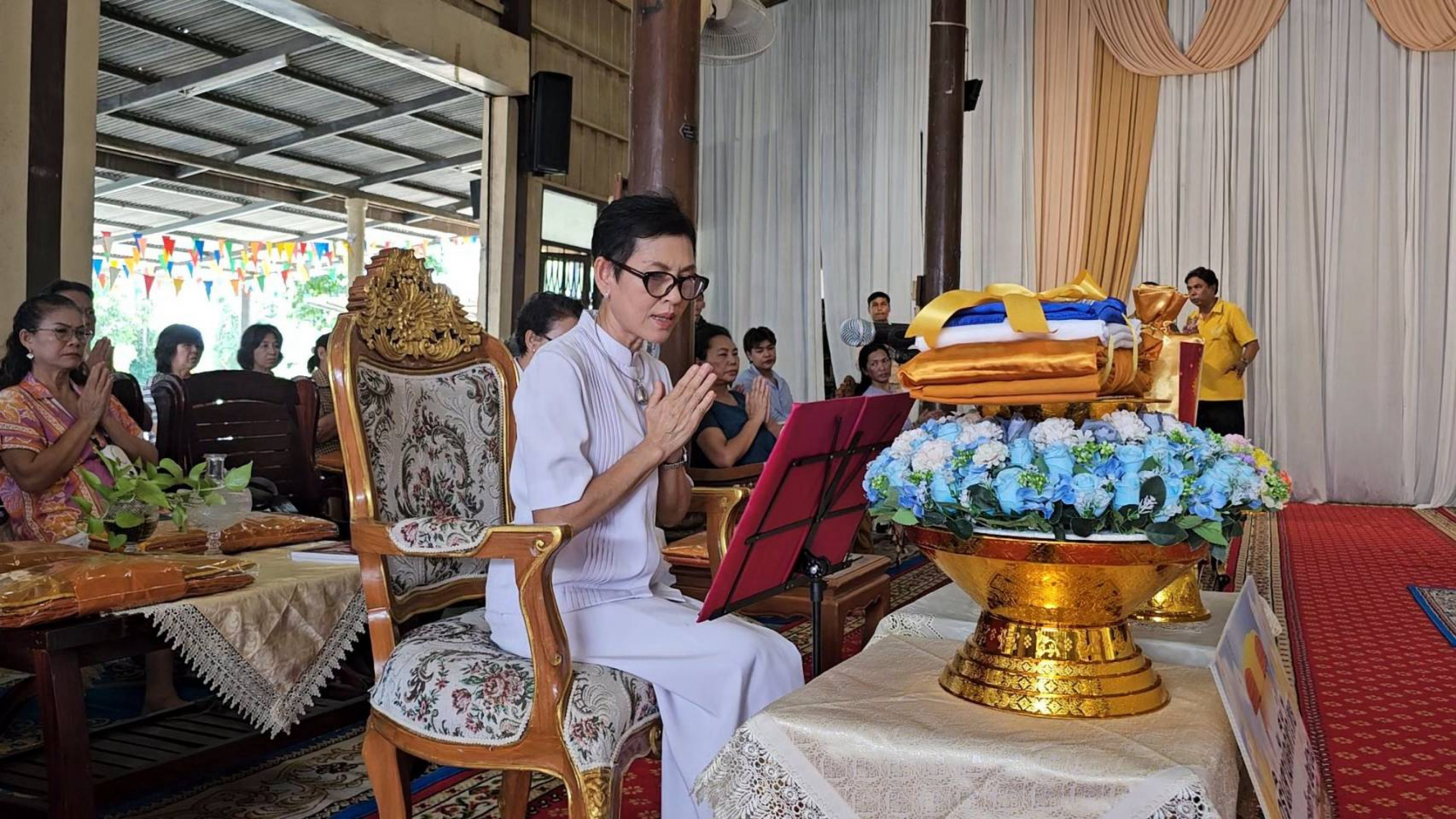 ภาพกล่าวคำถวายกฐินวัดบางสองร้อย