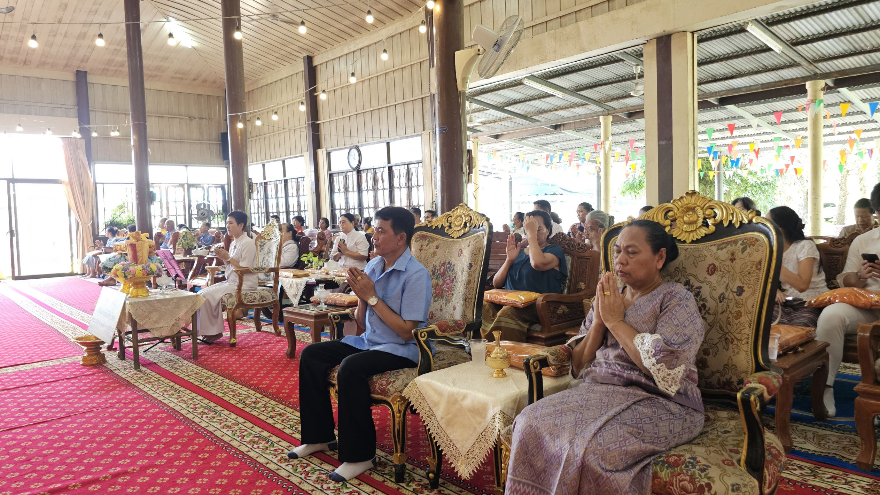 ภาพร่วมพิธีกรรมวัดบางสองร้อย