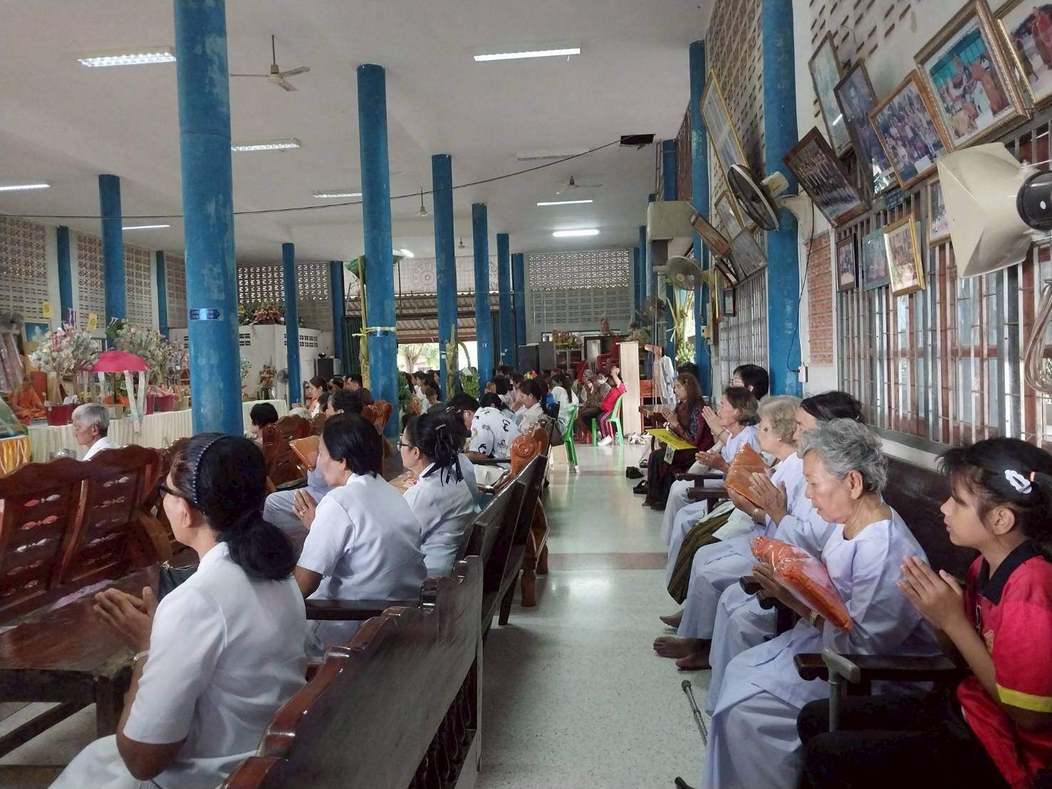 ภาพร่วมพิธีกรรมวัดเขาวงกตเจริญธรรม