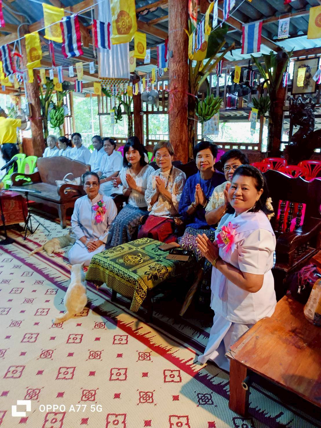 ภาพร่วมพิธีกรรมสำนักสงฆ์อุทยานธรรมไตรสิกขา