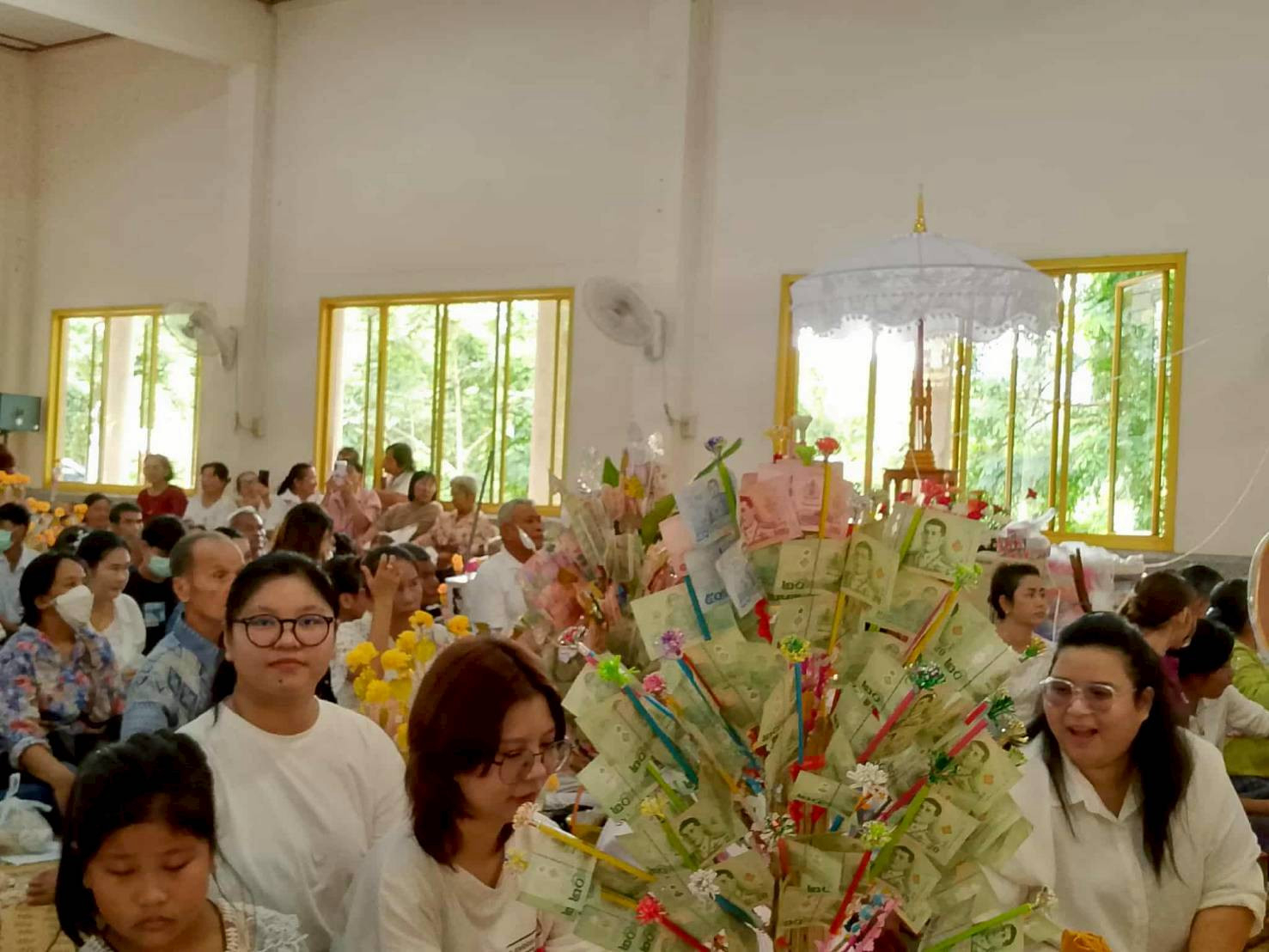 ภาพร่วมพิธีกรรมวัดป่าพุชะเอม