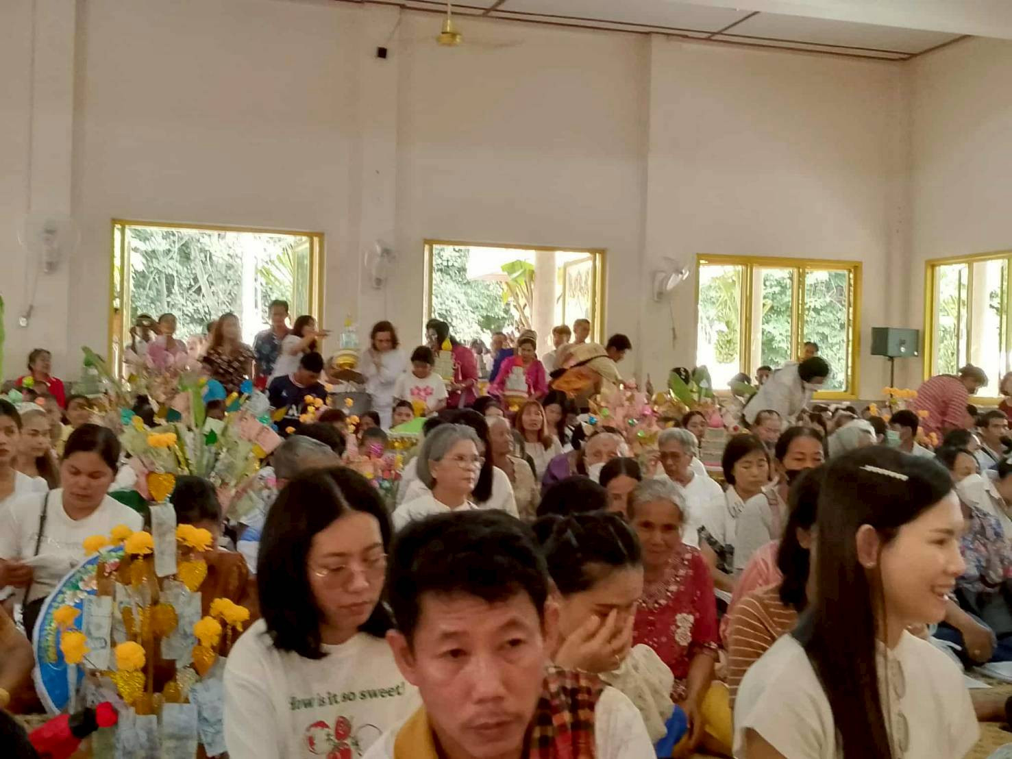 ภาพร่วมพิธีกรรมวัดป่าพุชะเอม