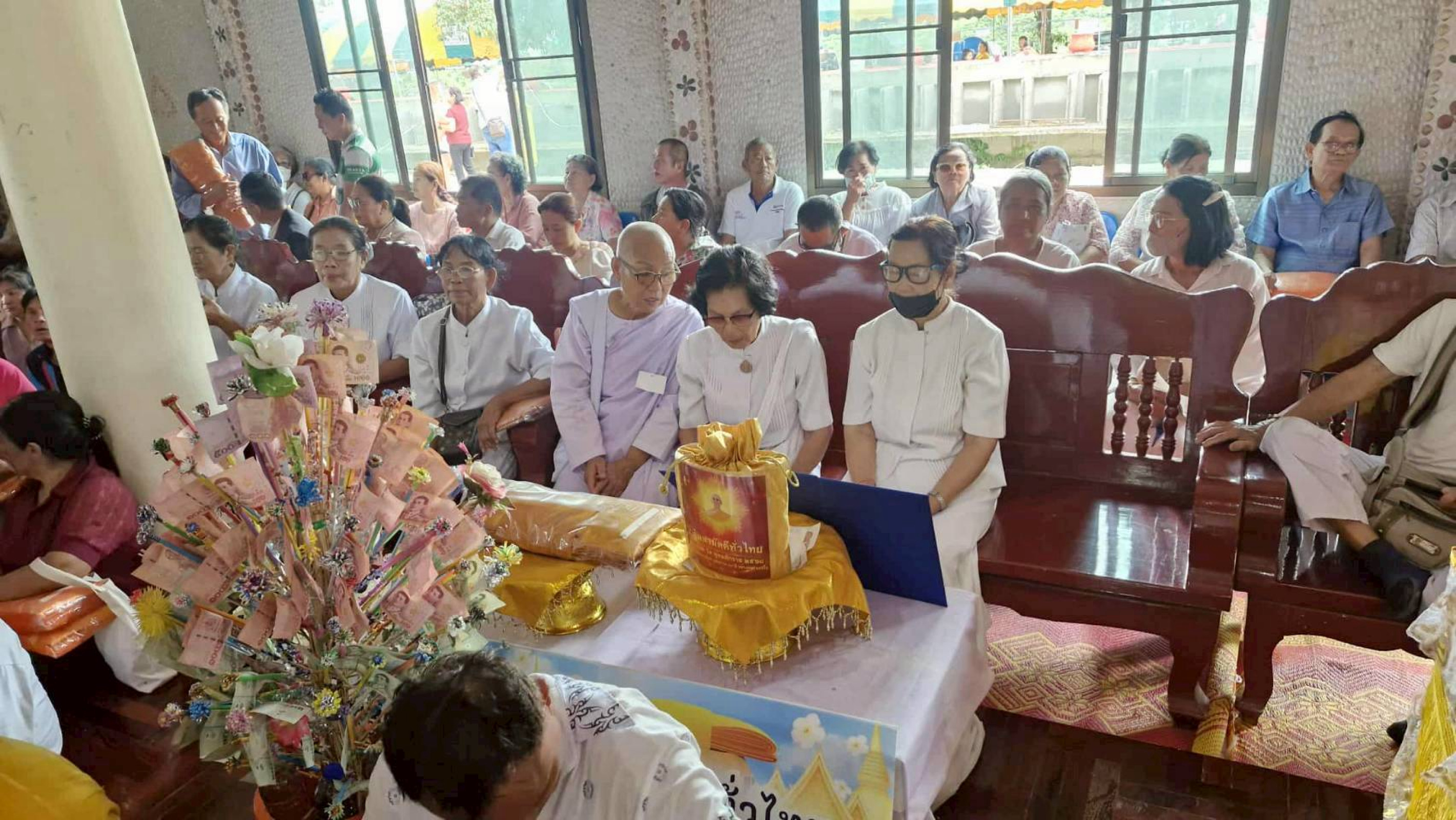 ภาพร่วมพิธีกรรมสำนักสงฆ์ห้วยเสือ