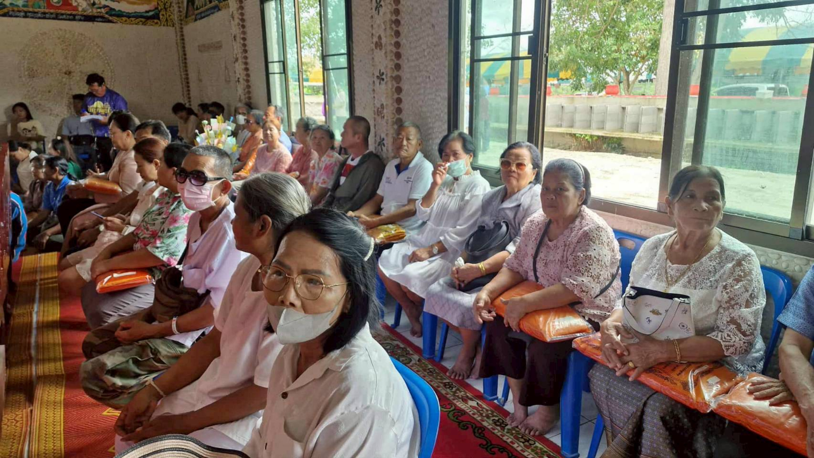 ภาพร่วมพิธีกรรมสำนักสงฆ์ห้วยเสือ